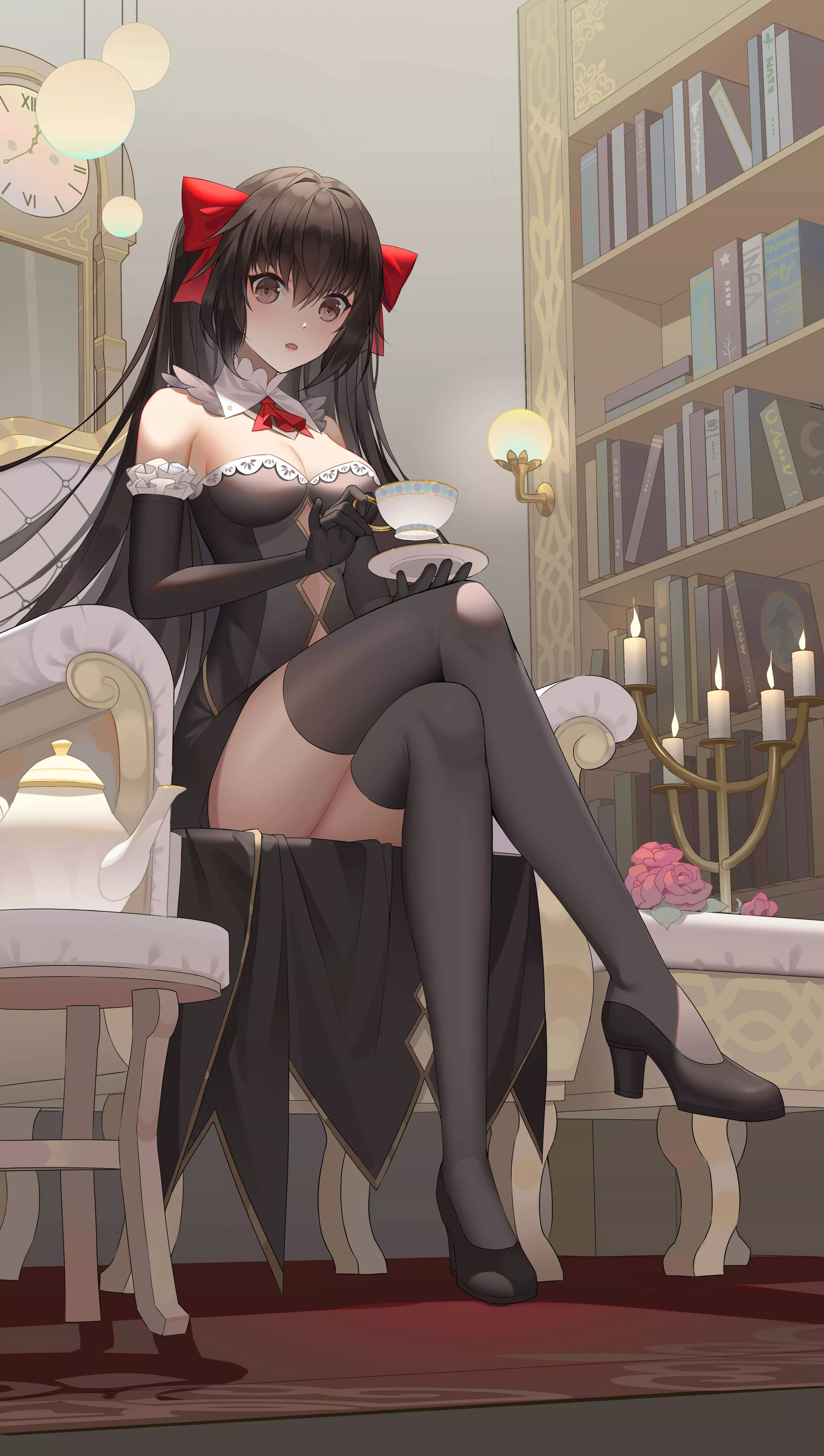 Tea Time [Original] posted by CheetahSperm18