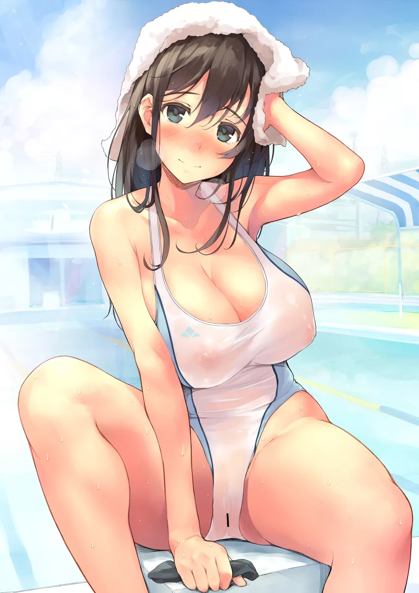 Teacher With A See-Through Swimsuit (Kekemotsu) [Original] posted by sequence_string