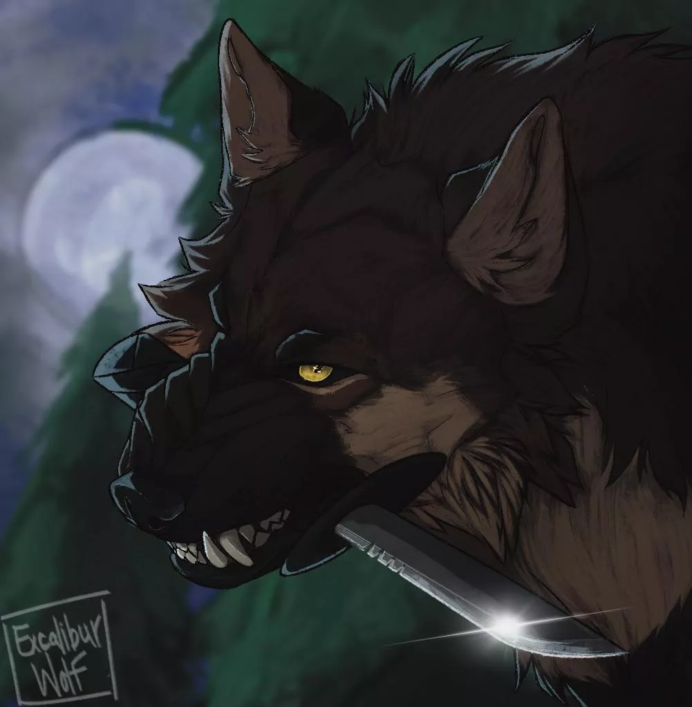 Teeth and Daggers [Art by Me] posted by Kintaro402