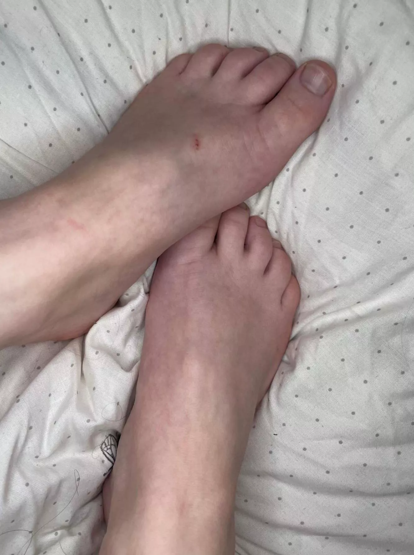 tell me what you think of her cute lil feet posted by bundleOFfluff