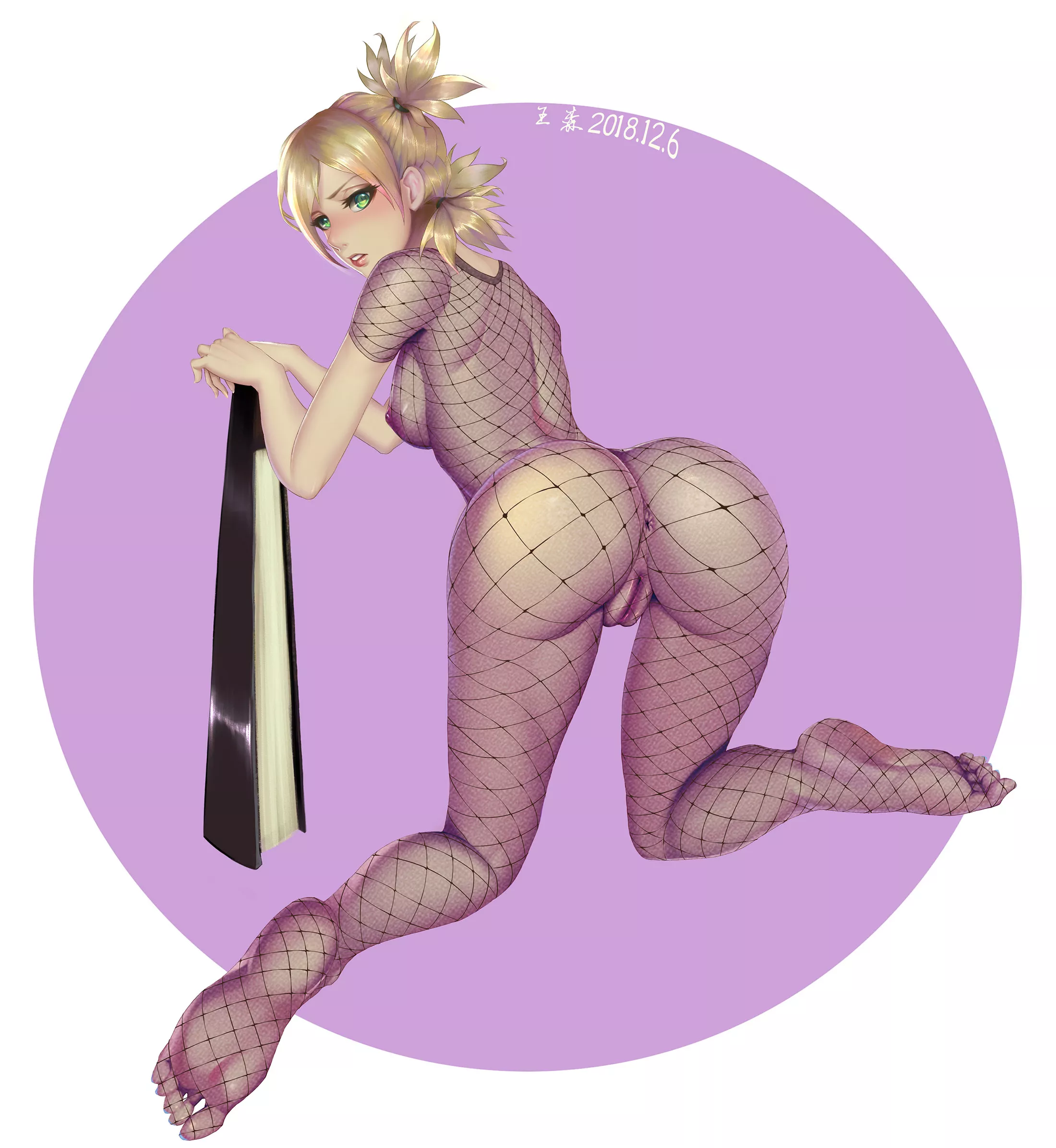 Temari Fishnet Bodysuit (Xiumu Bianzhou) [Naruto] posted by sequence_string