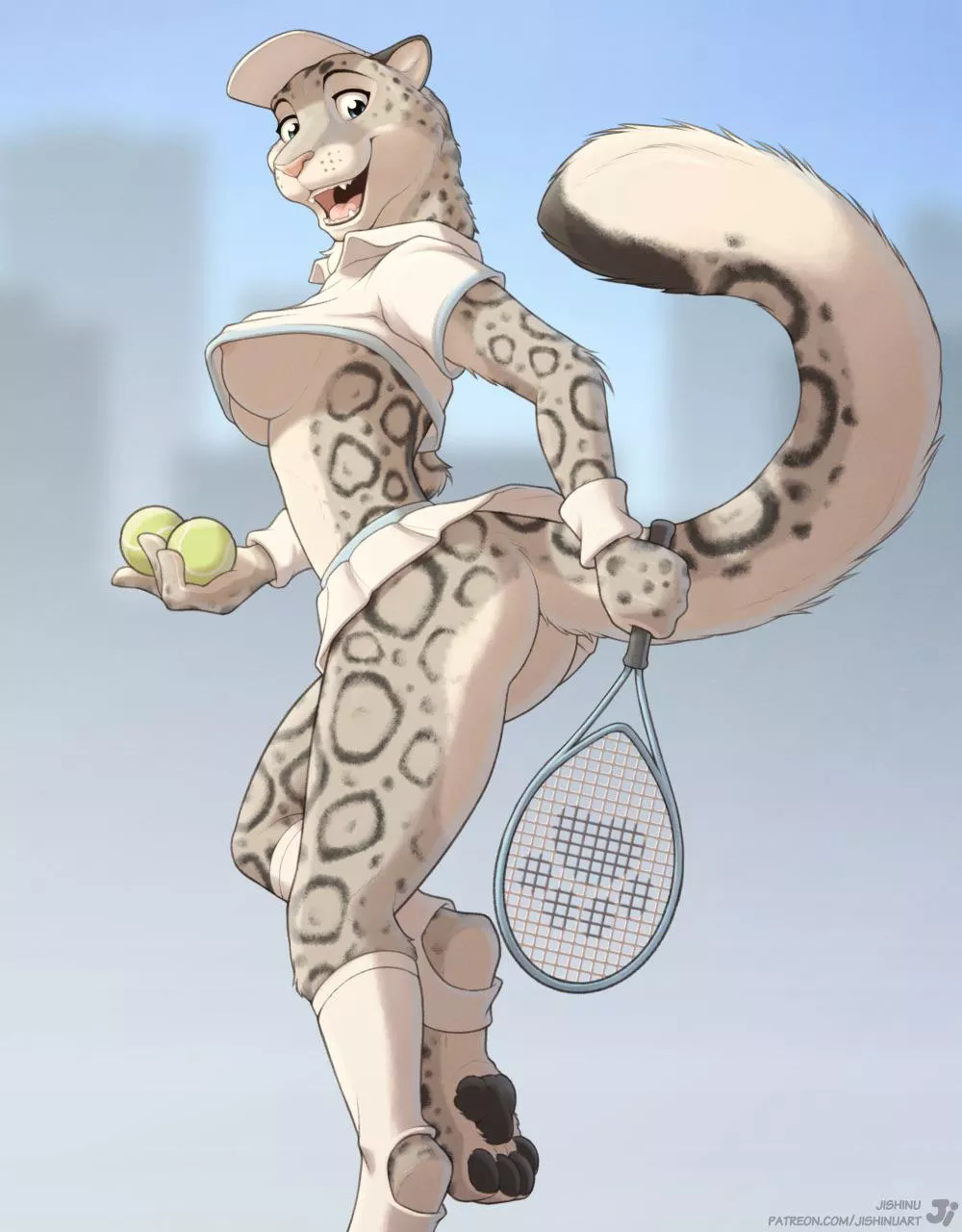 Tennis Cat [F] (Jishinu) posted by 5headedragon