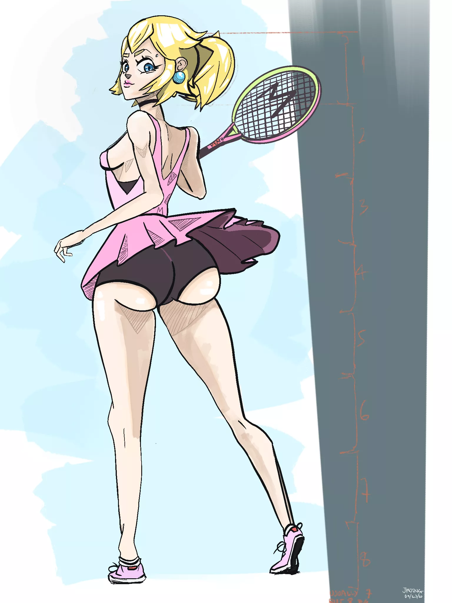 Tennis Peach posted by jinsengsan