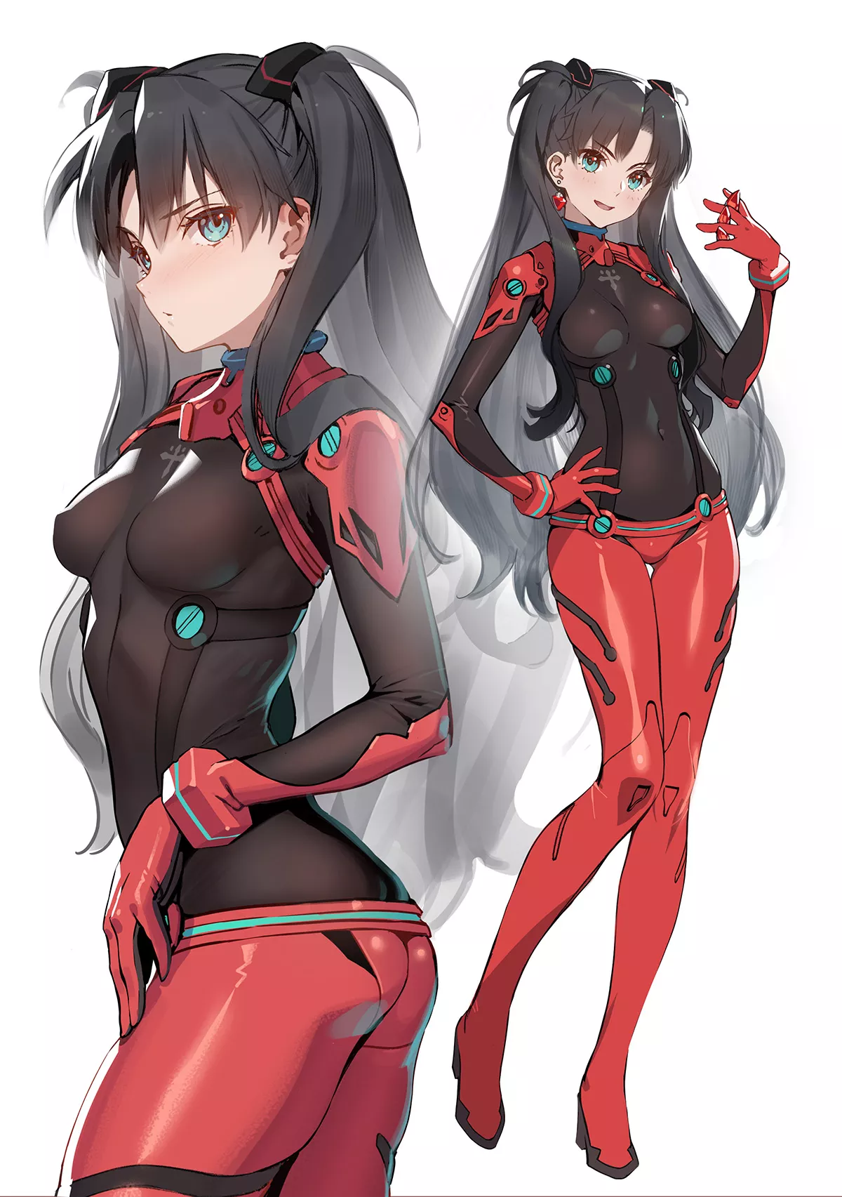 Test Plugsuit Rin (Siino) [Fate and Evangelion] posted by sequence_string