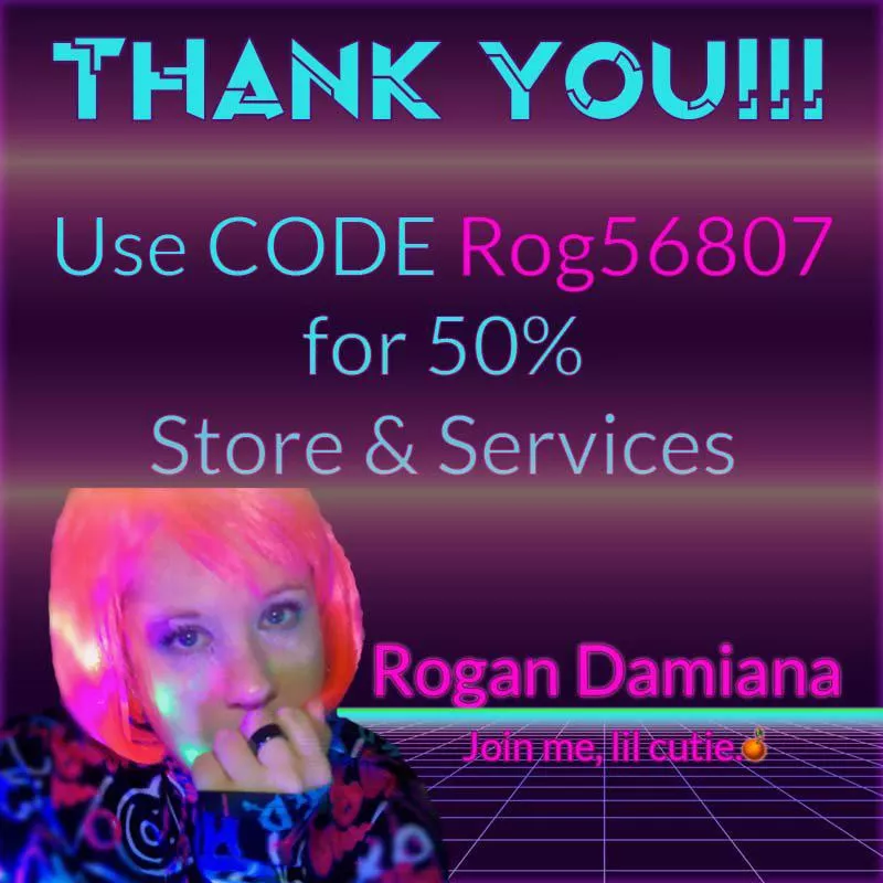 Thank you for making August my biggest month so far on ManyVids!!! Use code Rog56807 for 50% off my store and services!!! Link in comments. posted by Rogan_Damiana