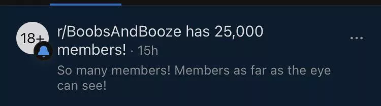 Thanks Boobs And Boozers for keeping this subreddit Boozy and Boobsy 😎 posted by actuaryaccident