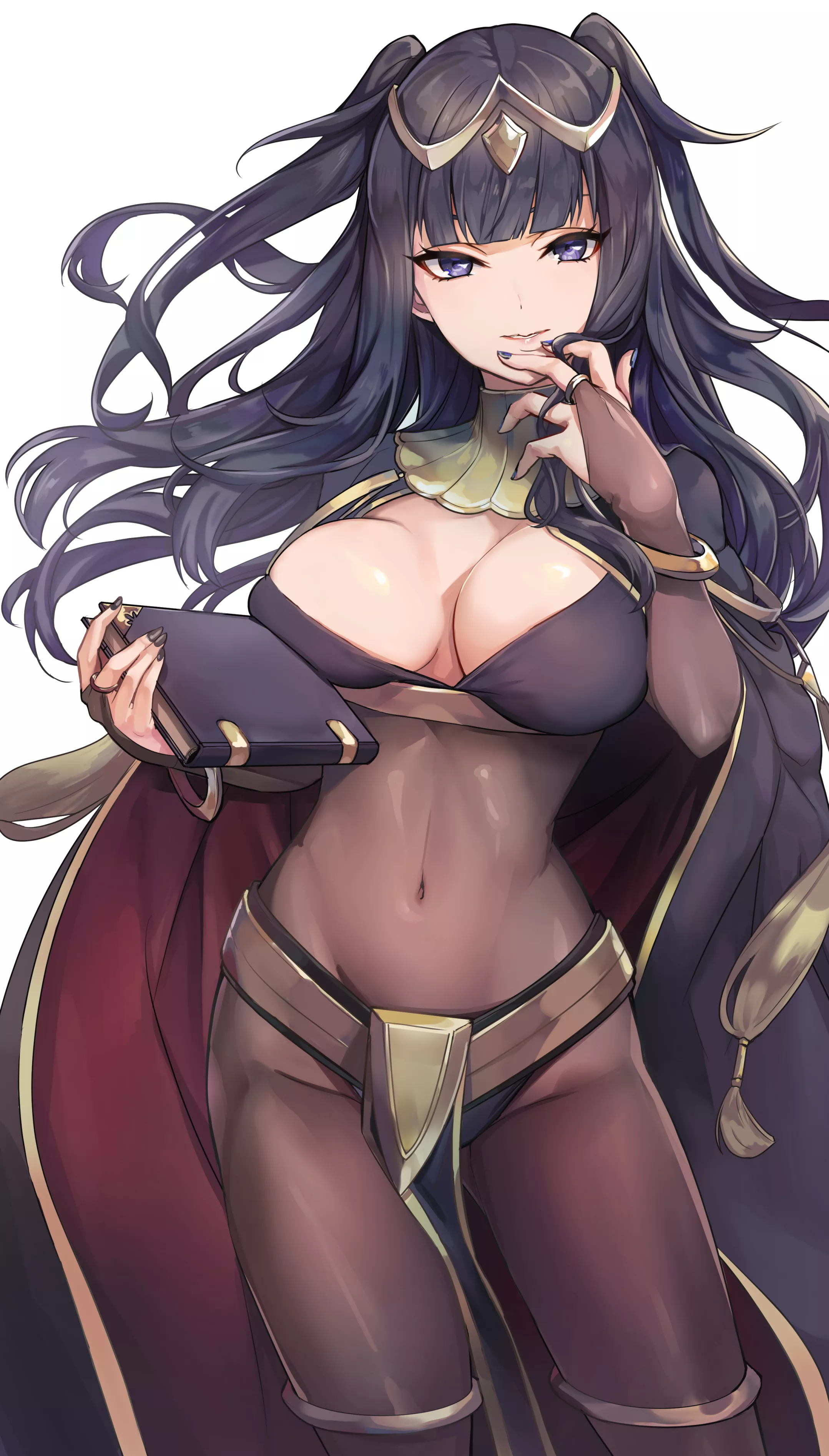 Tharja Playing With Her Hair (Kokouno Oyazi ) [Fire Emblem] posted by sequence_string