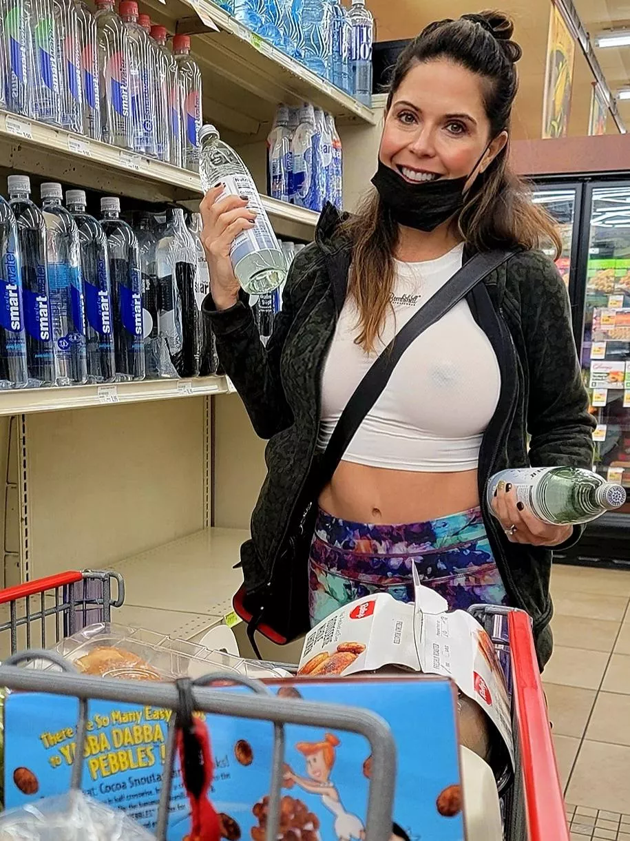 That mom at the store with the 2 jugs of water. And I got you fruity pebbles too, honey! posted by maynardpoindexter