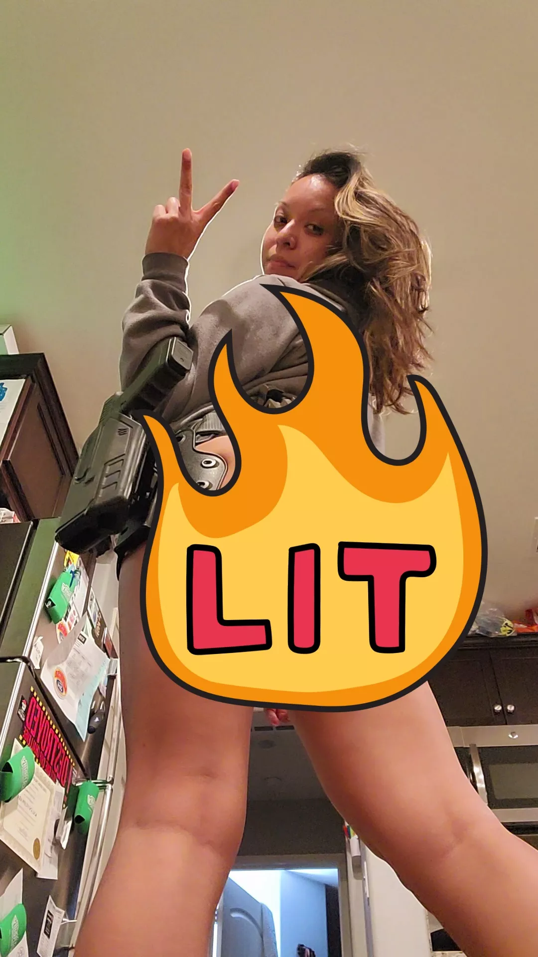 That one time I dry fired in a thong..ðŸ¥µ jiggly butt jiggly butt ðŸ‘ðŸ‘ðŸ‘ posted by gagsovernags