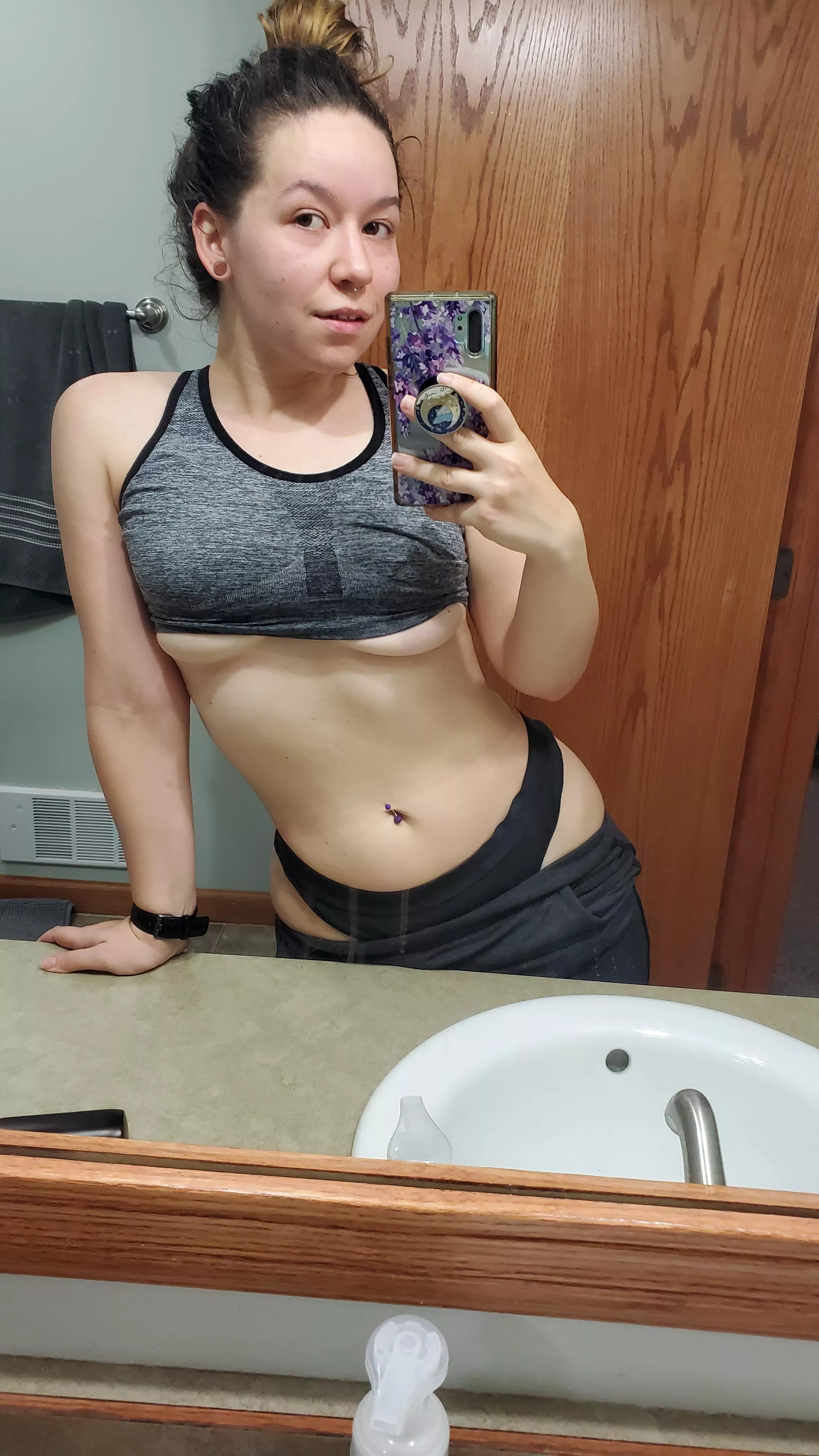 That post workout underboob posted by AutumnSunshiine