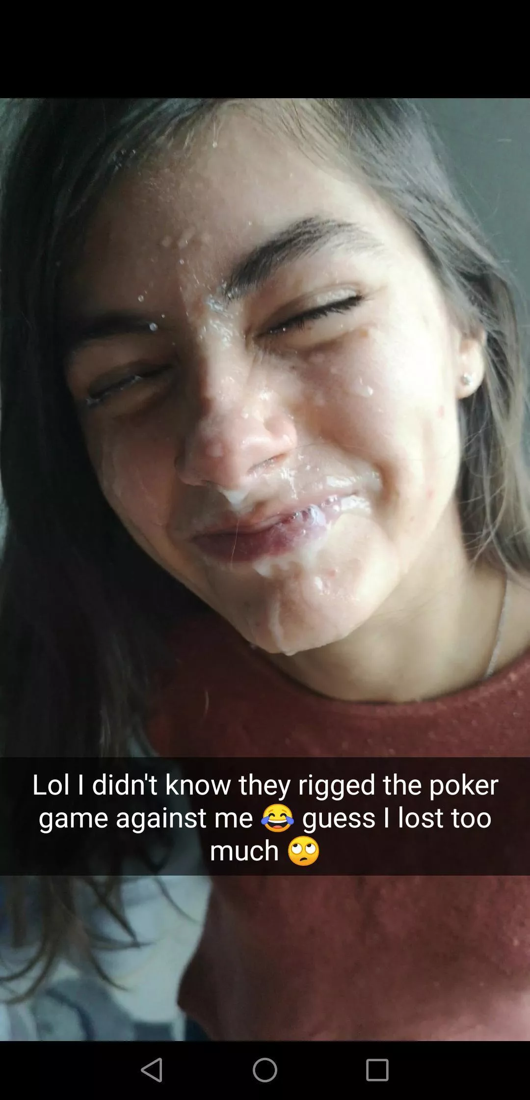 That's why I don't want my girlfriend to play poker with man... posted by jeannni