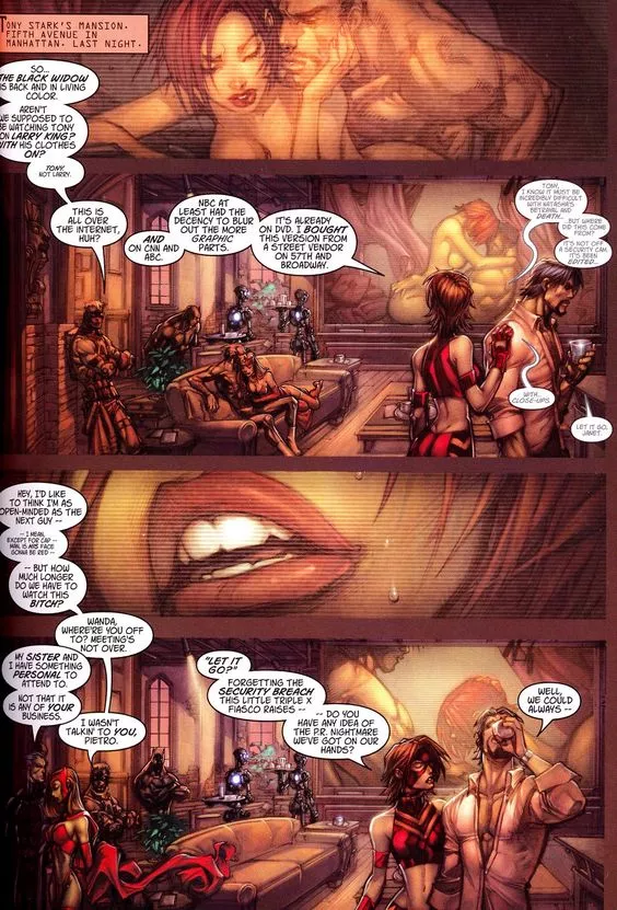 The biggest mistake of the MCU was not adapting the Black Widow/Tony Stark sex tape from Ultimates 3 posted by starlord78