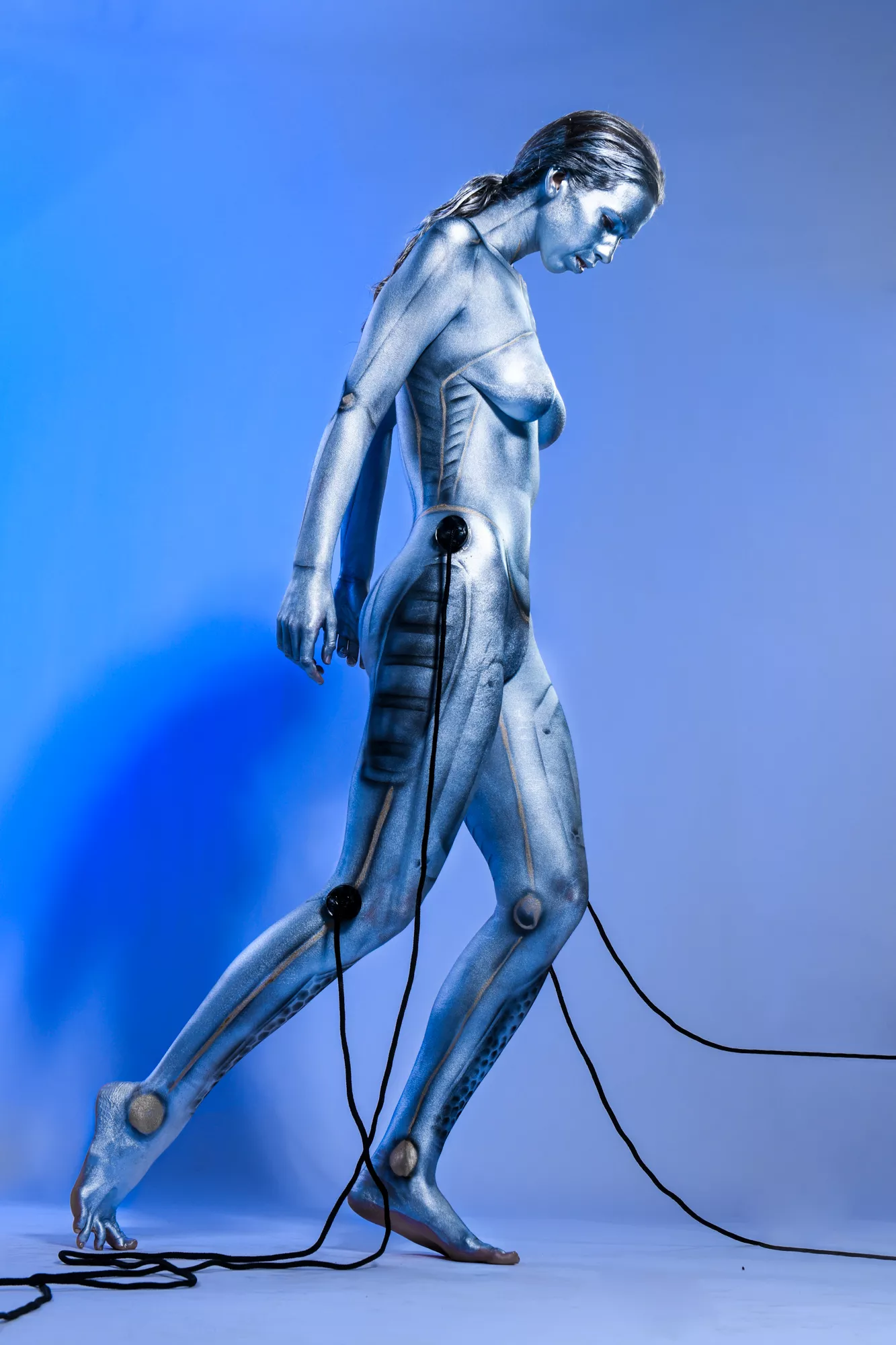 The Blue Android posted by modeladventurer