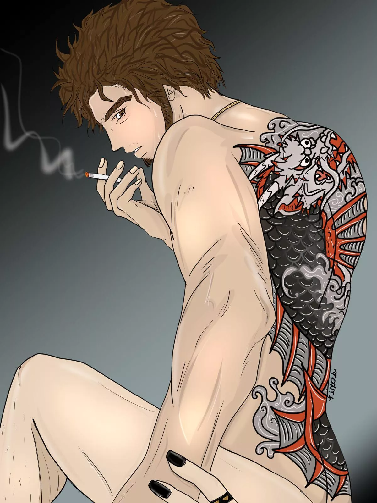 The Dragon Of Rock Bottom -Me [Yakuza 7] posted by SomeOtakuGirl