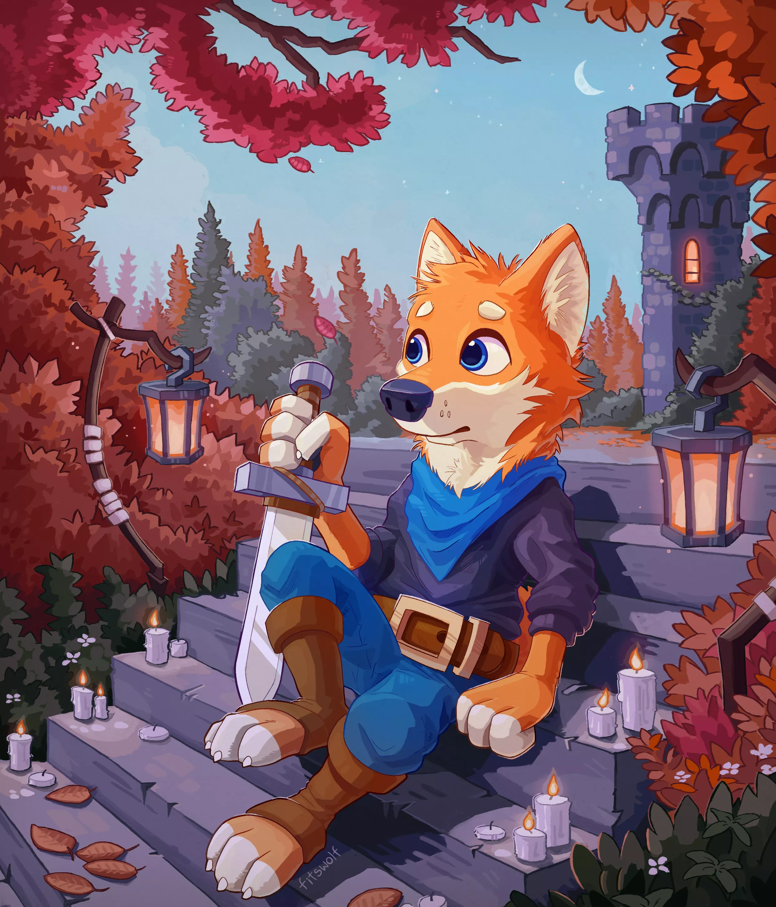 The Festival Approaches (art by me) posted by fitswolf