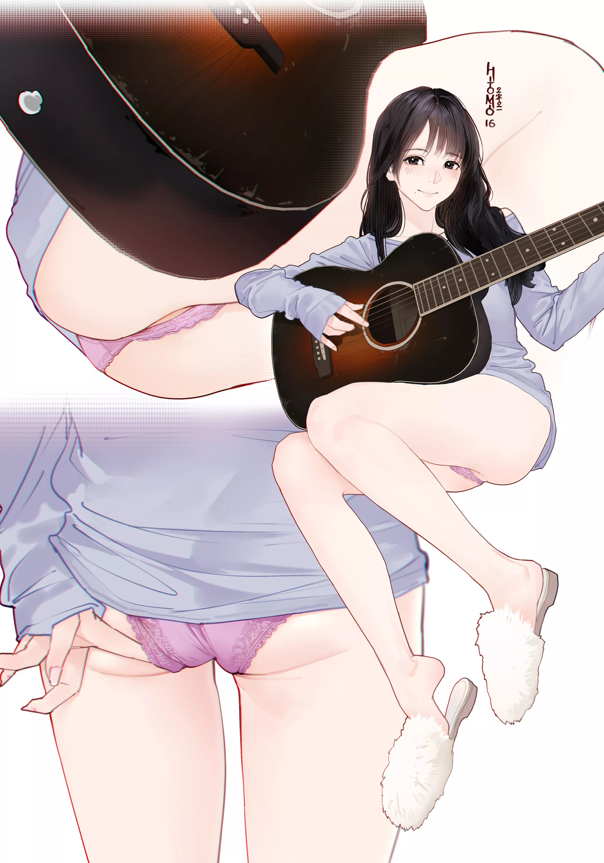 The G-string is still only on the guitar. [Original] posted by chilidirigible