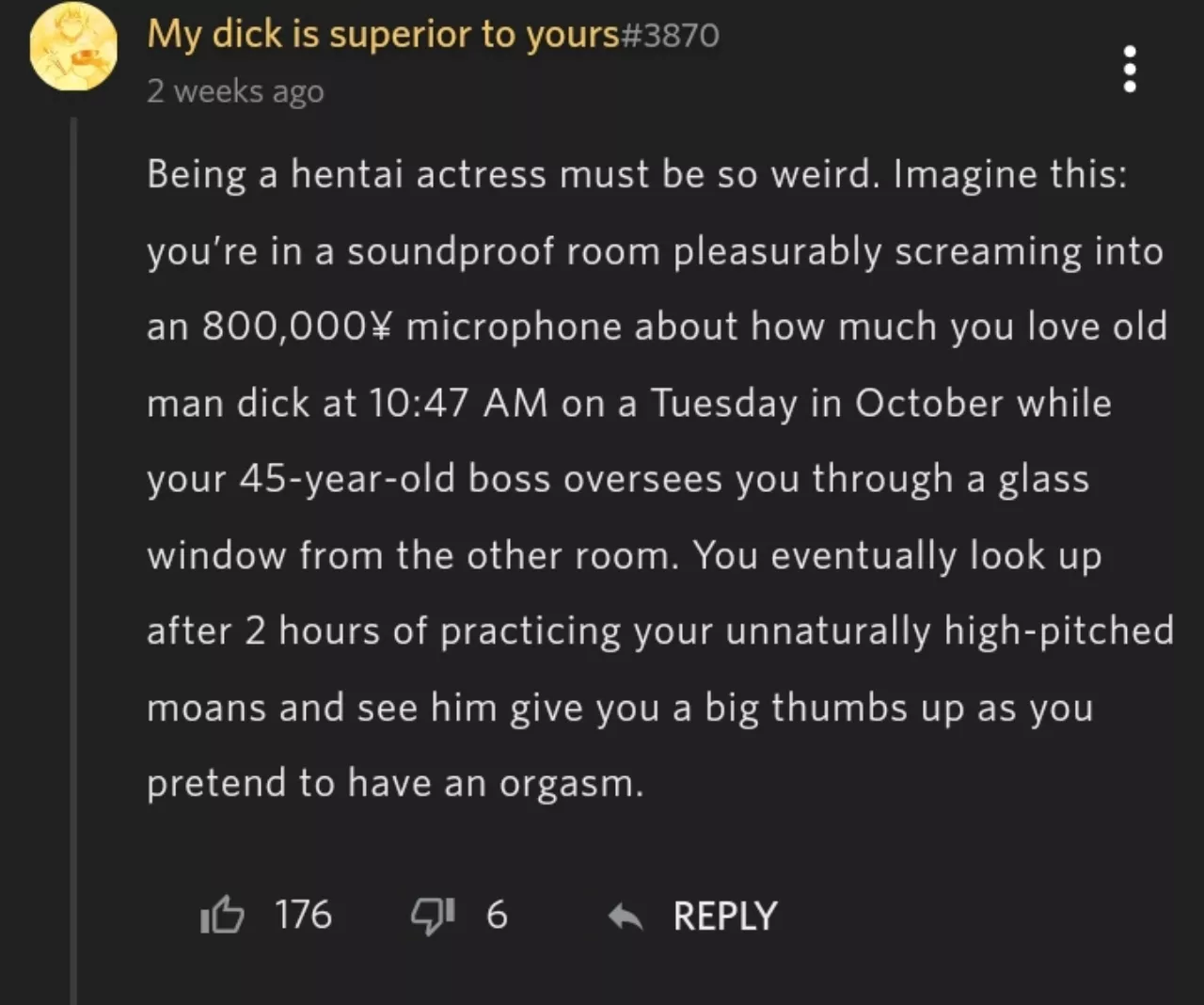 The life of a hentai actress posted by ghostlyMaster10