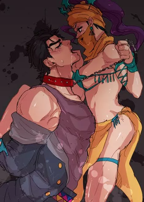 The Midler Dominating Jotaro posted by Shiny_D_Unbreakable