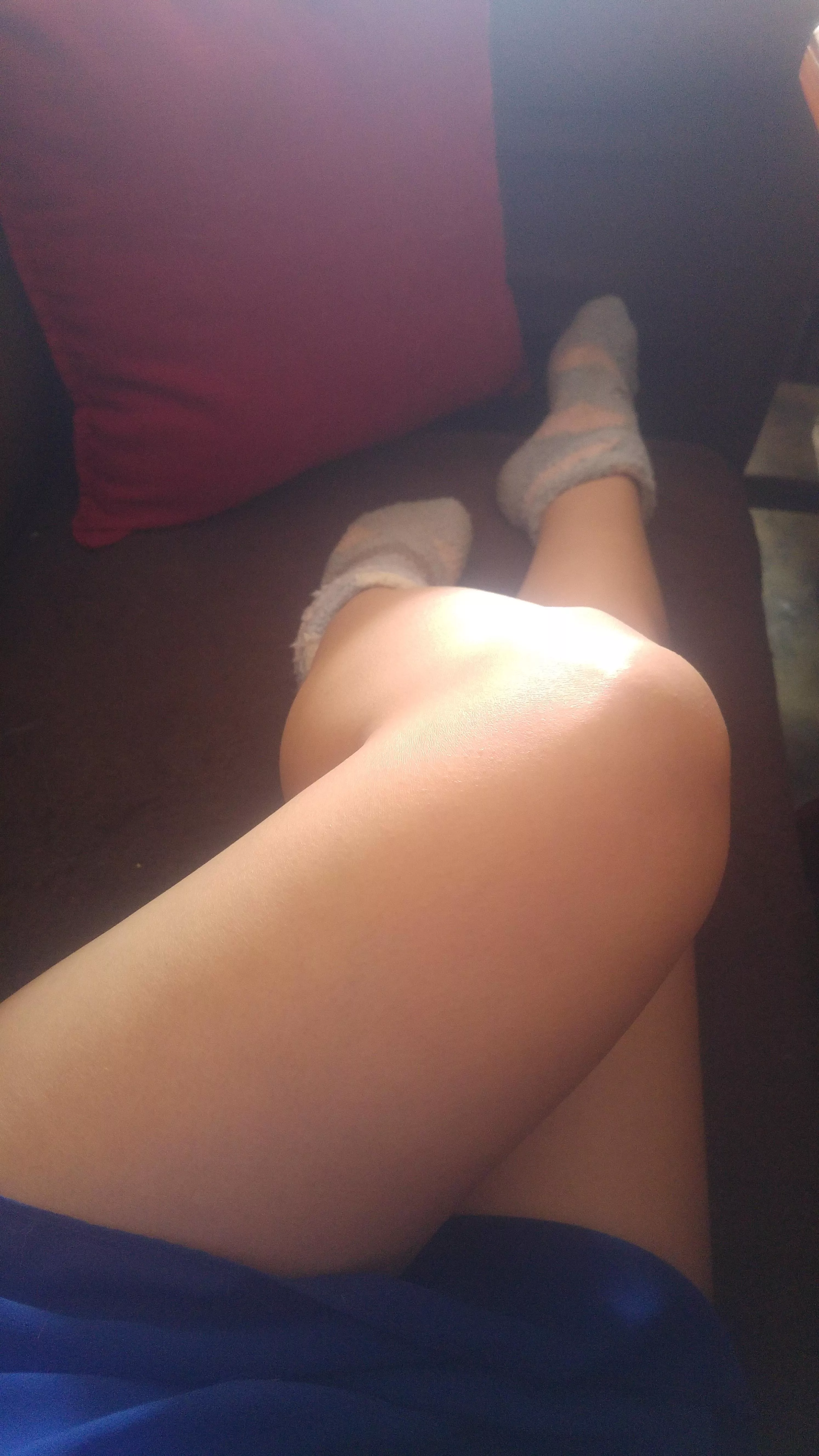 The moment it gets cold I don my fluffiest of socks lol posted by ForbiddenAmara