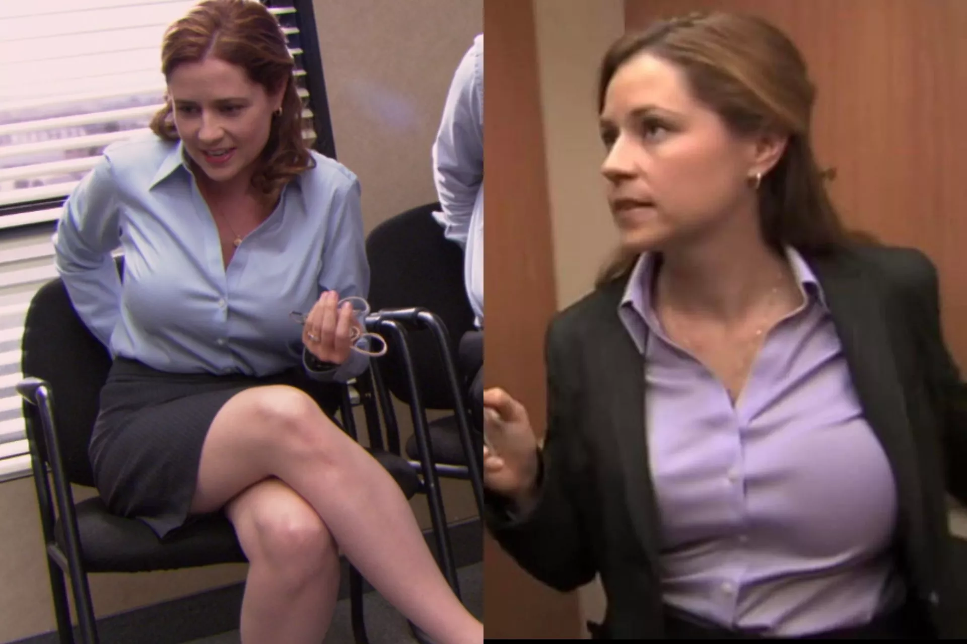 The Office needed more jokes about Jenna Fischer's tits posted by tossawy135