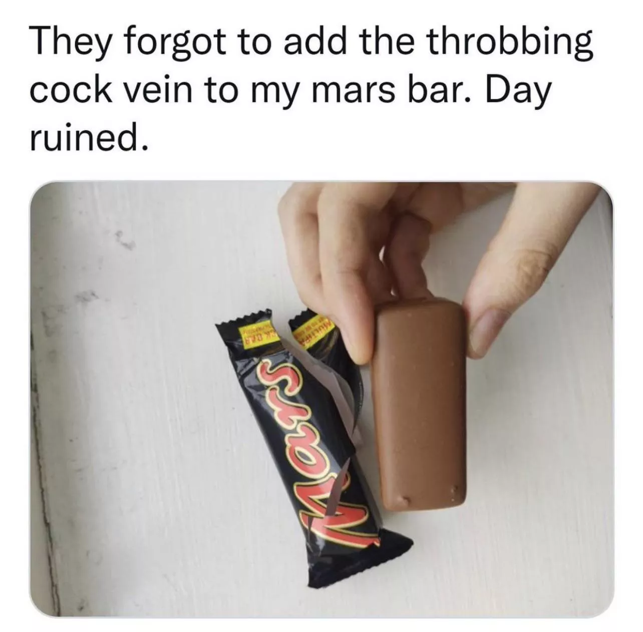 The only reason I eat Mars 🍫 [Not OC] posted by hestitant2f