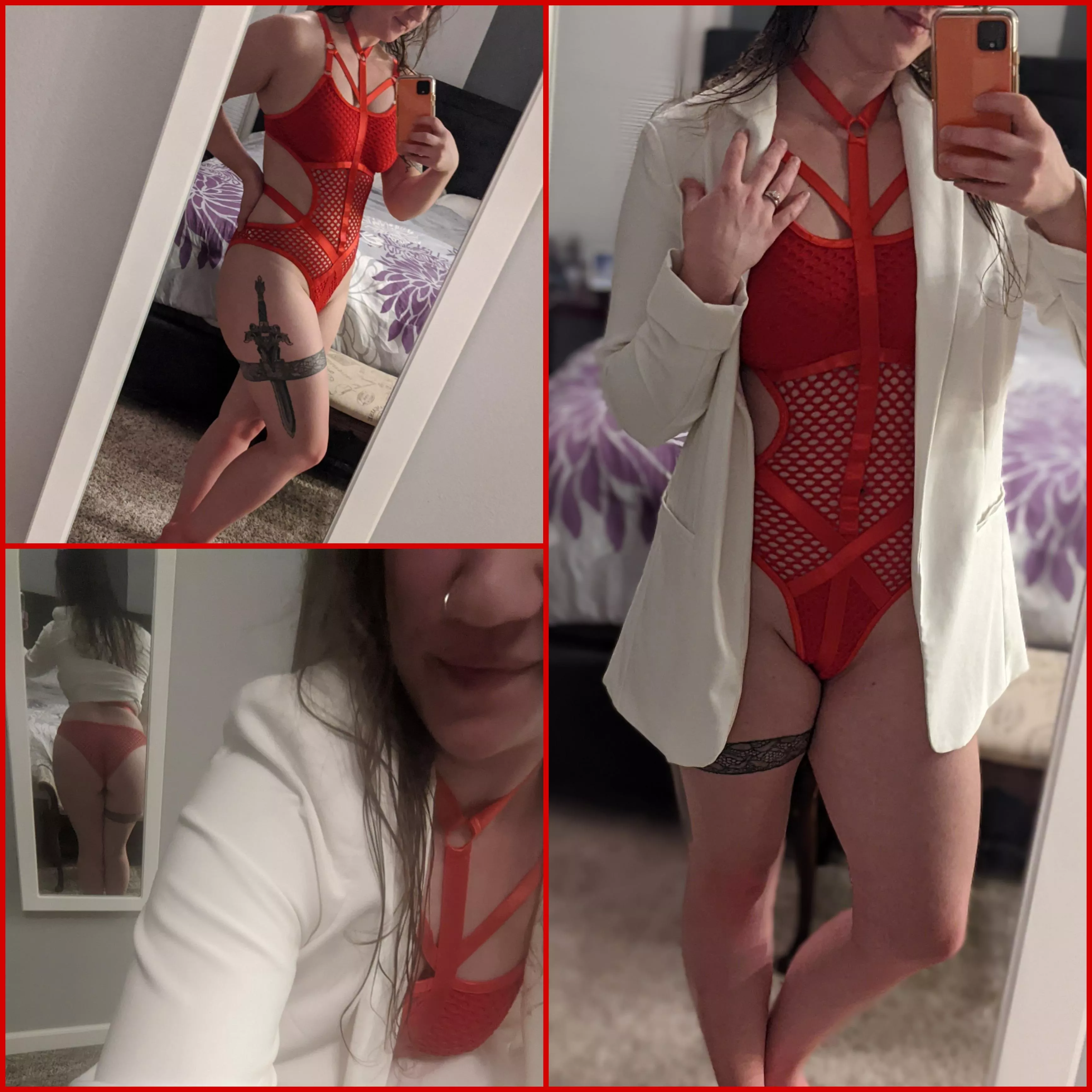 The outfit I wore last night, and it wasn't for my husband! posted by wild-desires