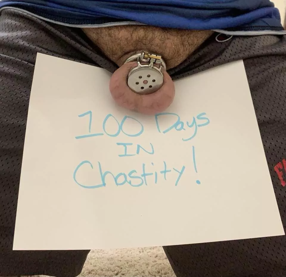 The second chastity boy making 100 days and making his balls useful posted by TejasDom