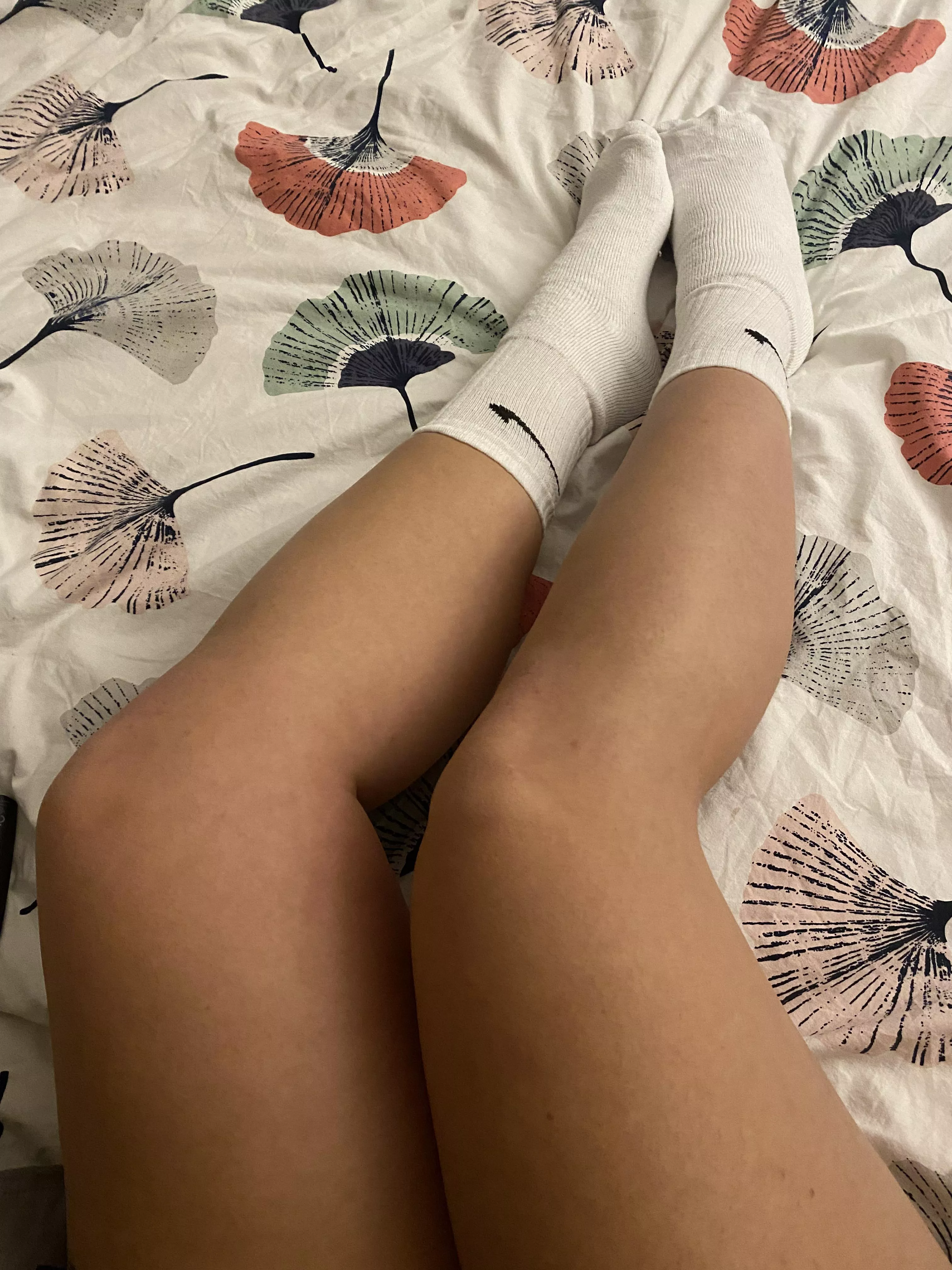 The socks definitely stay on posted by feet_goddess2002