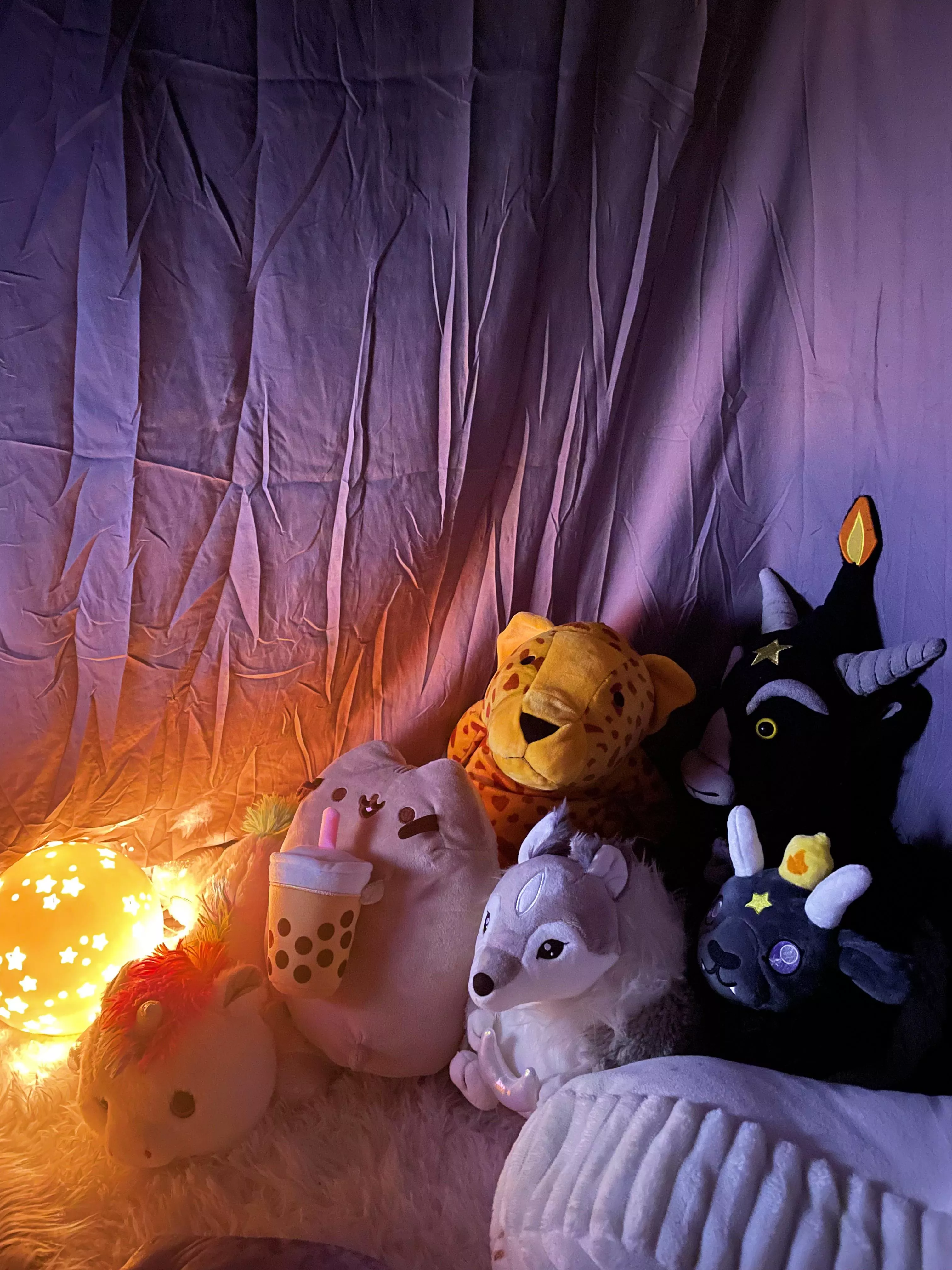 The stuffies and I are watching Owl House in the fort âœ¨ posted by Spookbby93