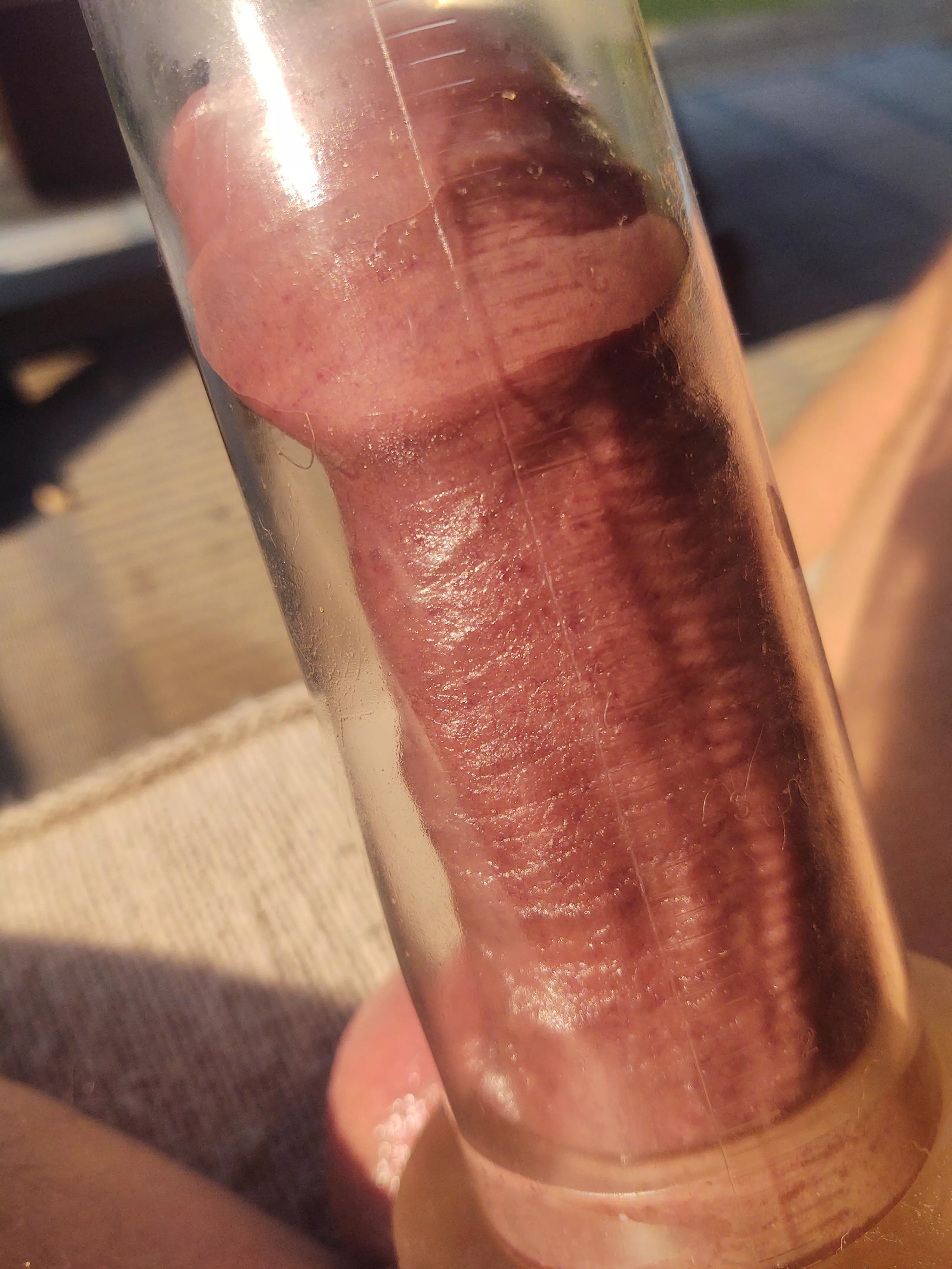 The sun feels so good beating down on my hard pumped cock. posted by twistedpistol