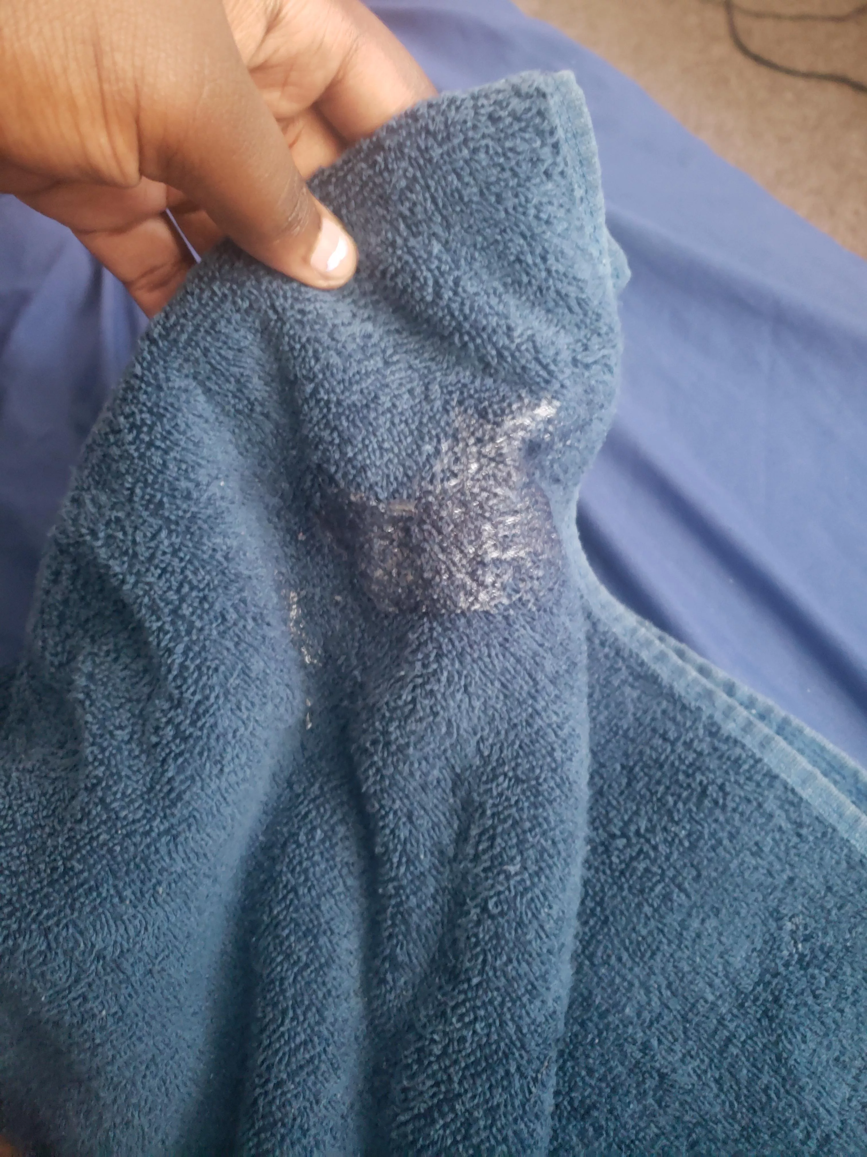 The towel I cleaned off with posted by AWellsianEncounter