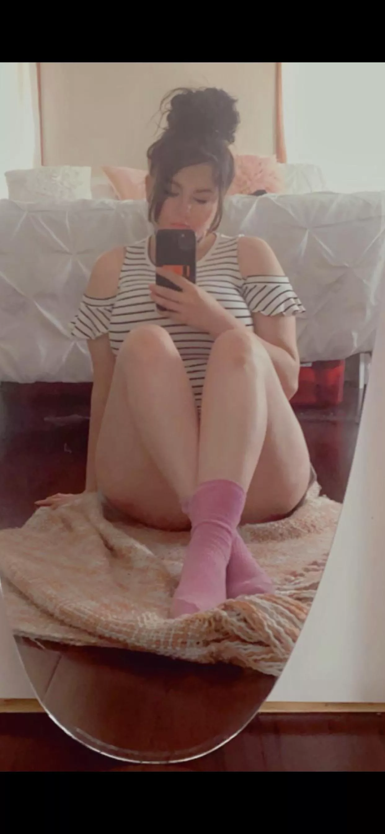 the very first feet pic I ever took for reddit last june,I was extra shy back then... posted by rikkis_feet