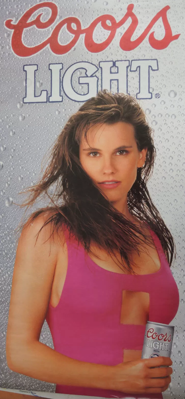 The woman in this Coors Light poster on my bedroom wall helped me out during many a horny teenage moment (1990s) posted by cor0094