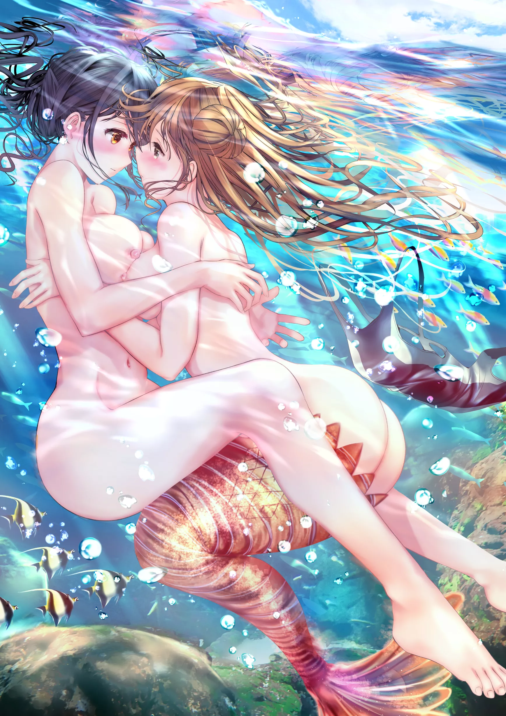 The Yuri Mermaid [Original] posted by TimTheEvoker5no3