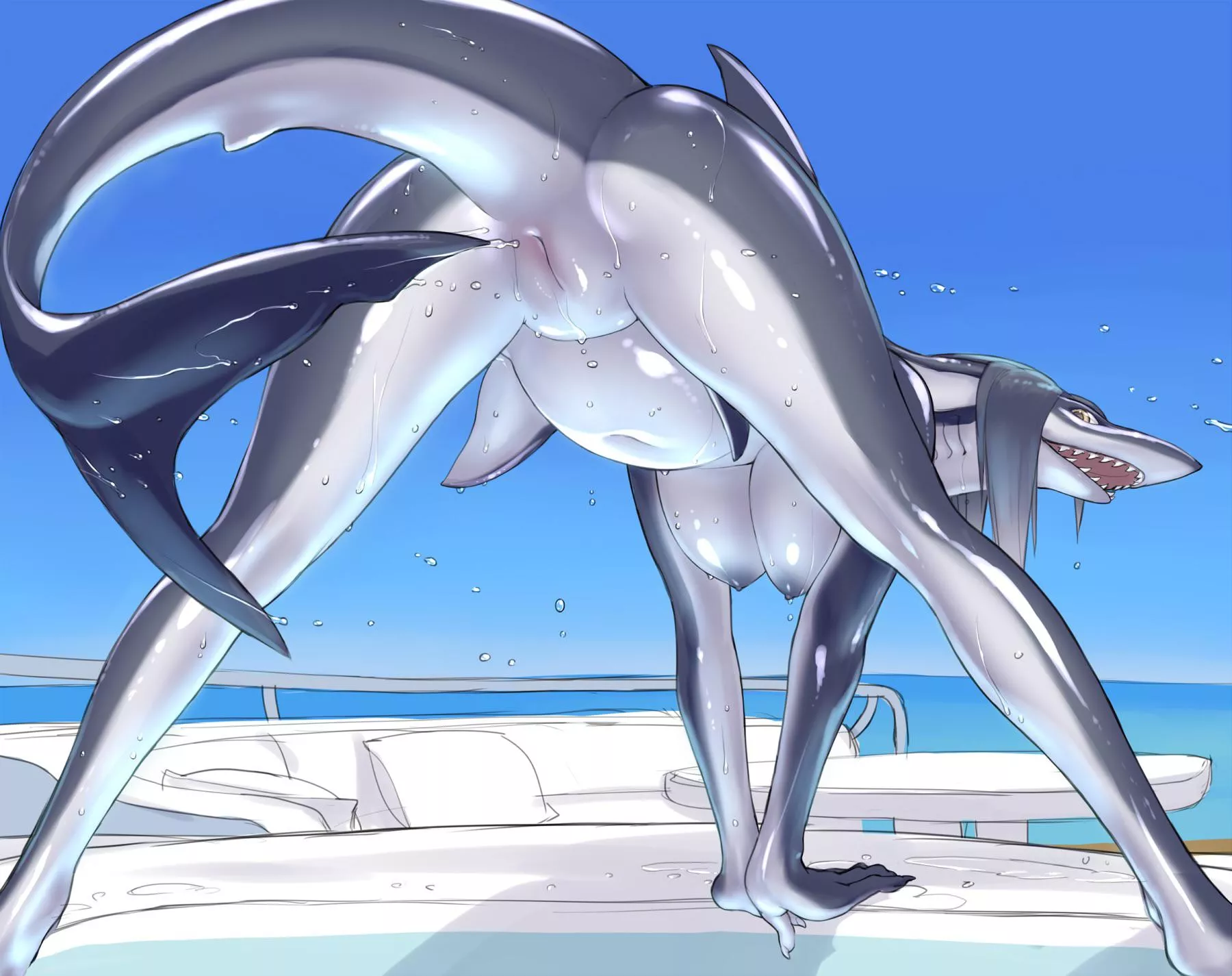 There’s a Shark on the Boat [F] (kikurage) posted by 5headedragon