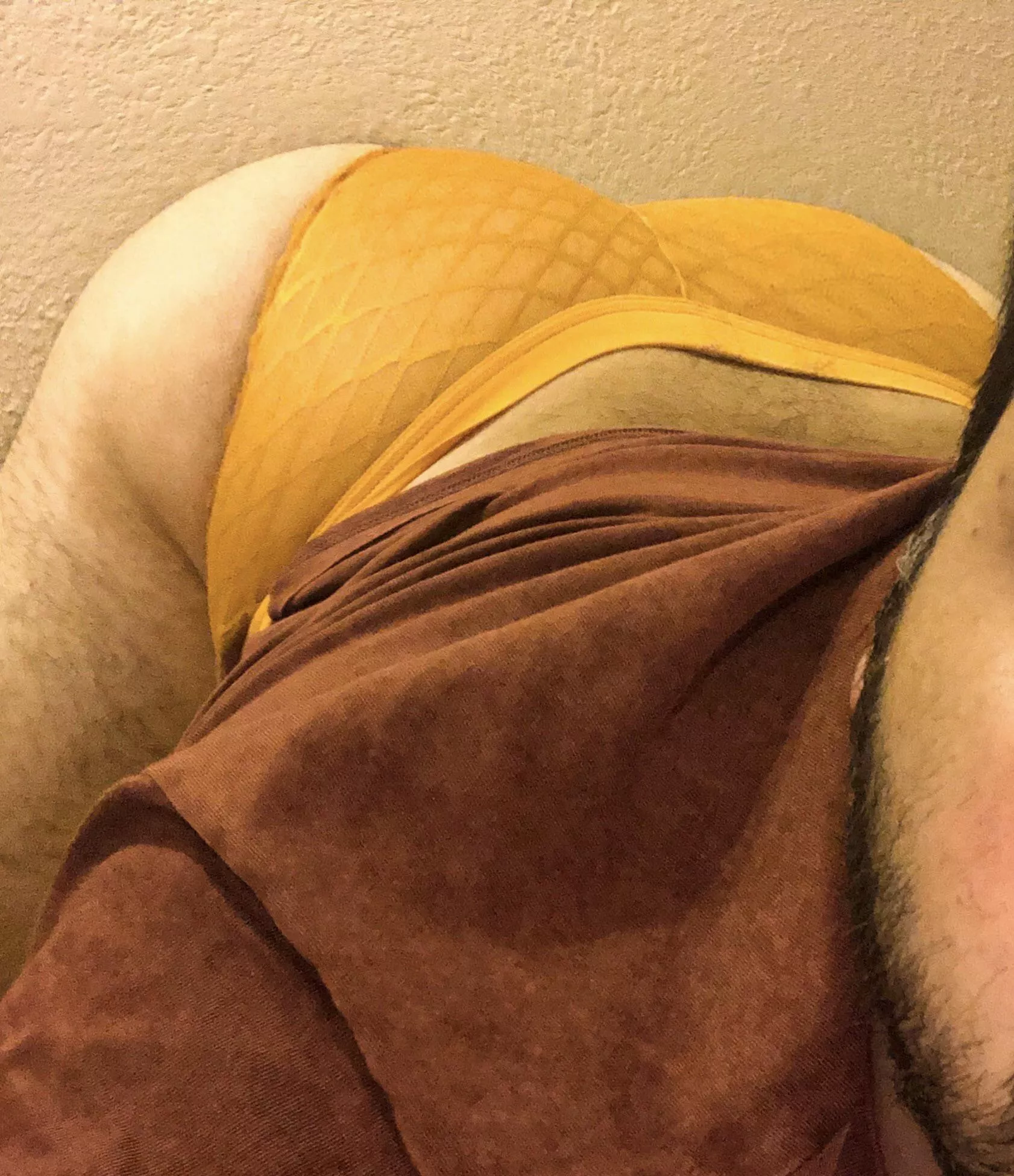 These are not technically thongs but my fat ass makes them look like one posted by HairyBottom20