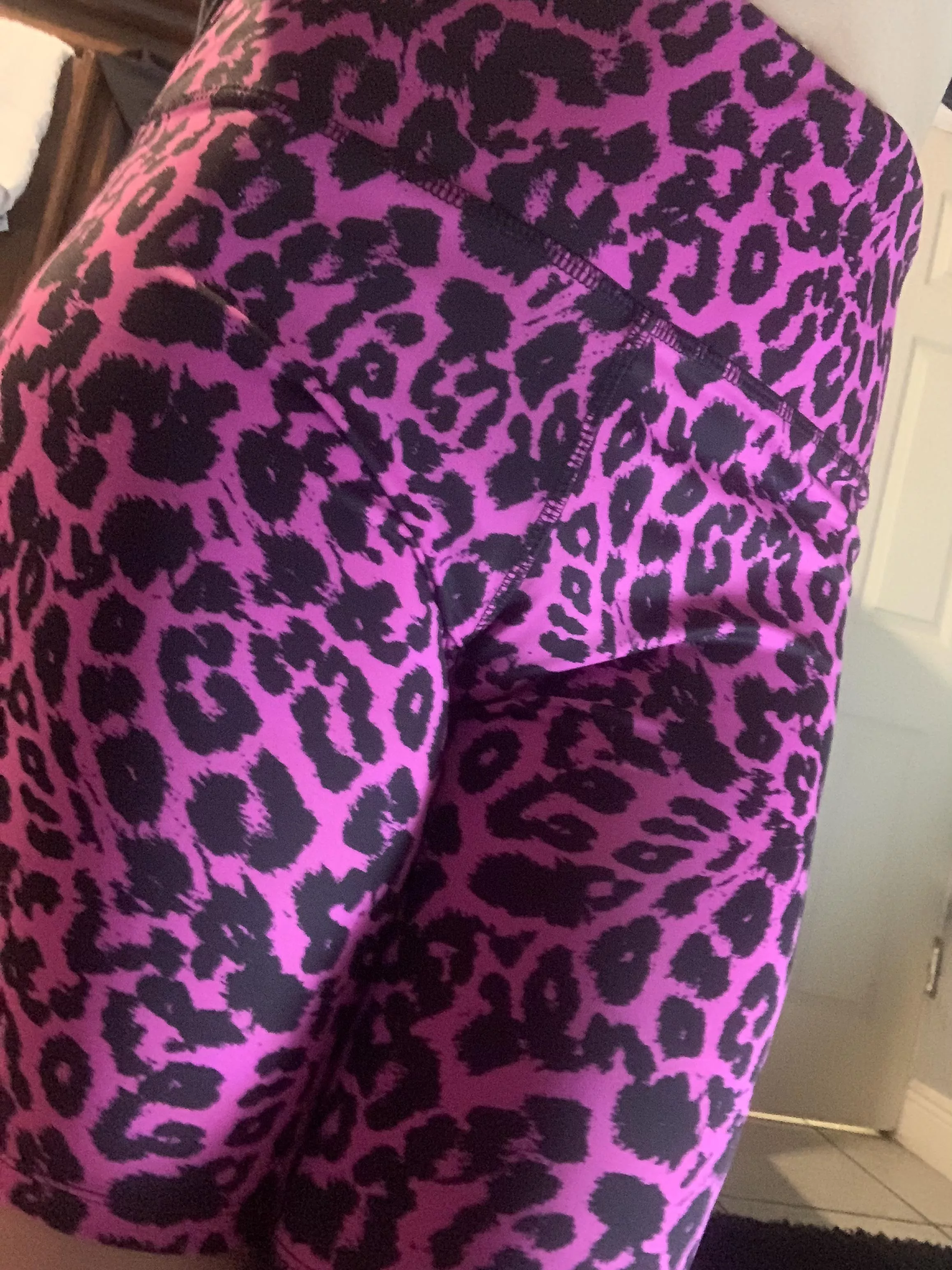 These cheetah yoga pants ride up in all the right spots posted by PantiePrincess300