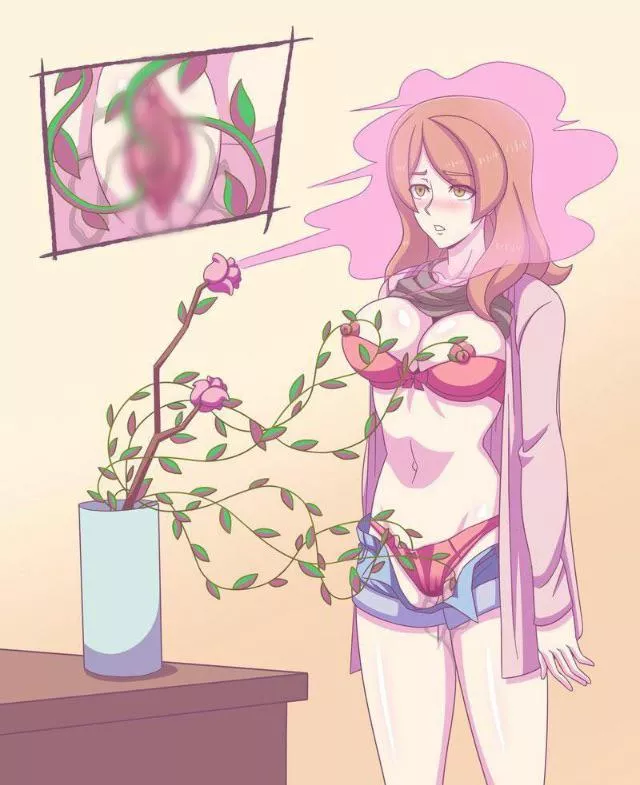 These flowers smell nice... [Couldn't find artist or any comic] posted by TV_Bunni