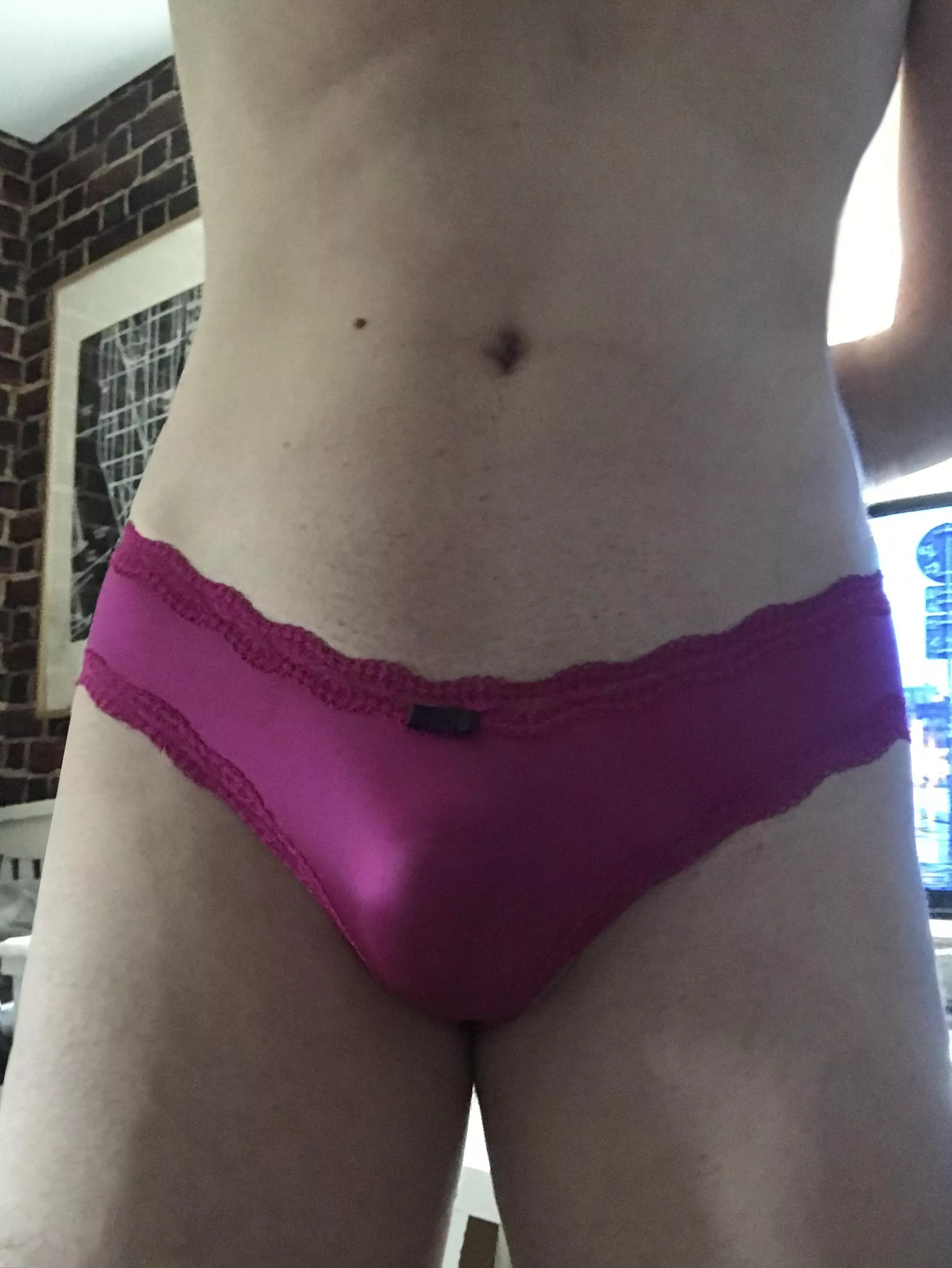 These panties have me feeling submissive and breedable... posted by SubmissiveTrapSamus