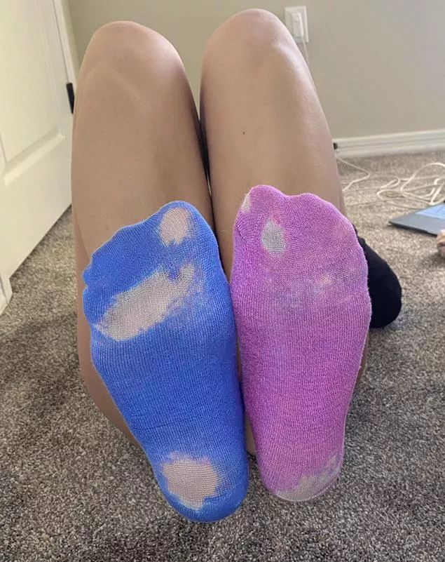 These socks have seen a lot 😉 posted by Realistic-Olive-9974