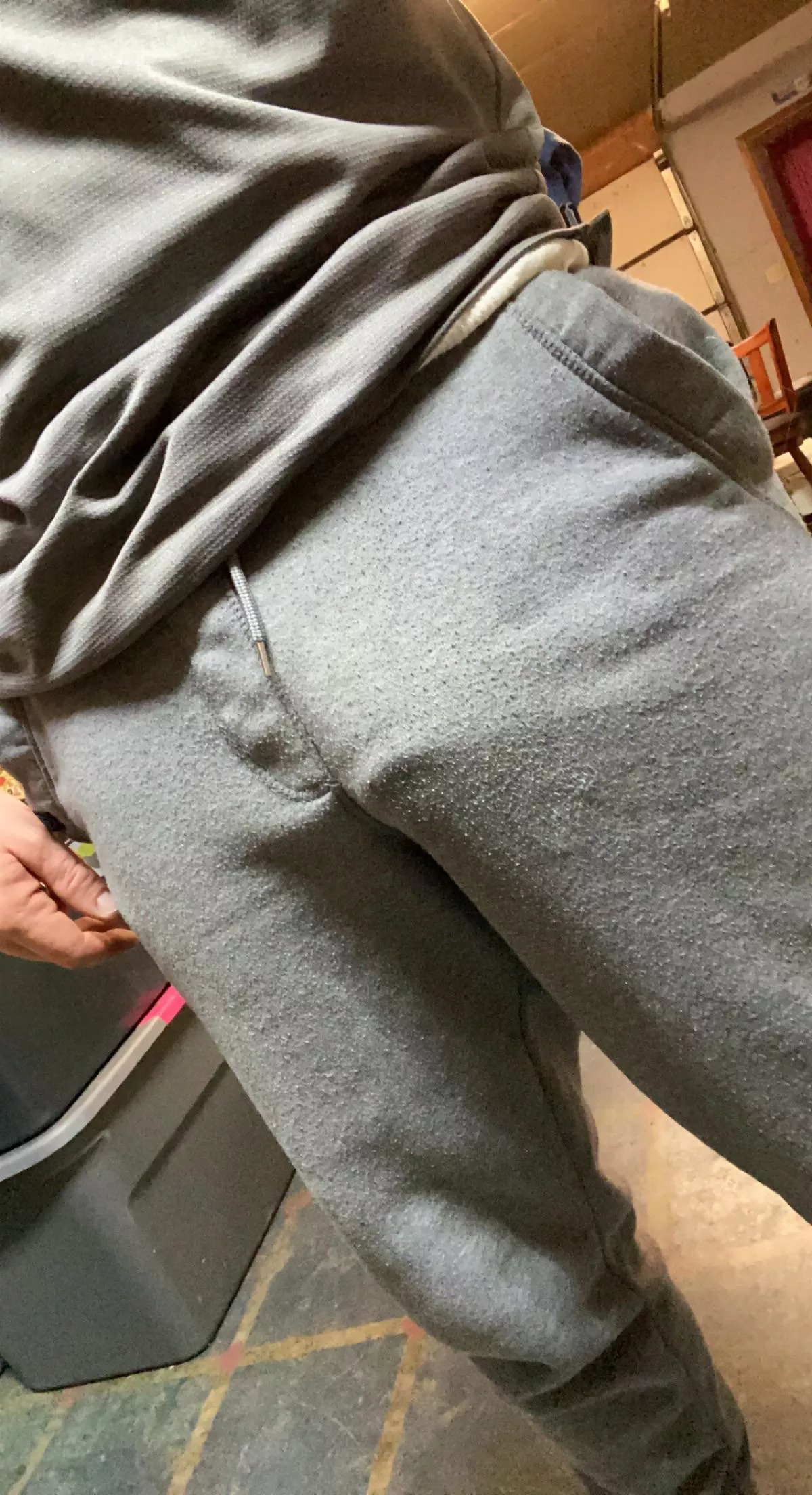 These sweats aren’t the only thing that’s thick… posted by Whatamidoingheerre