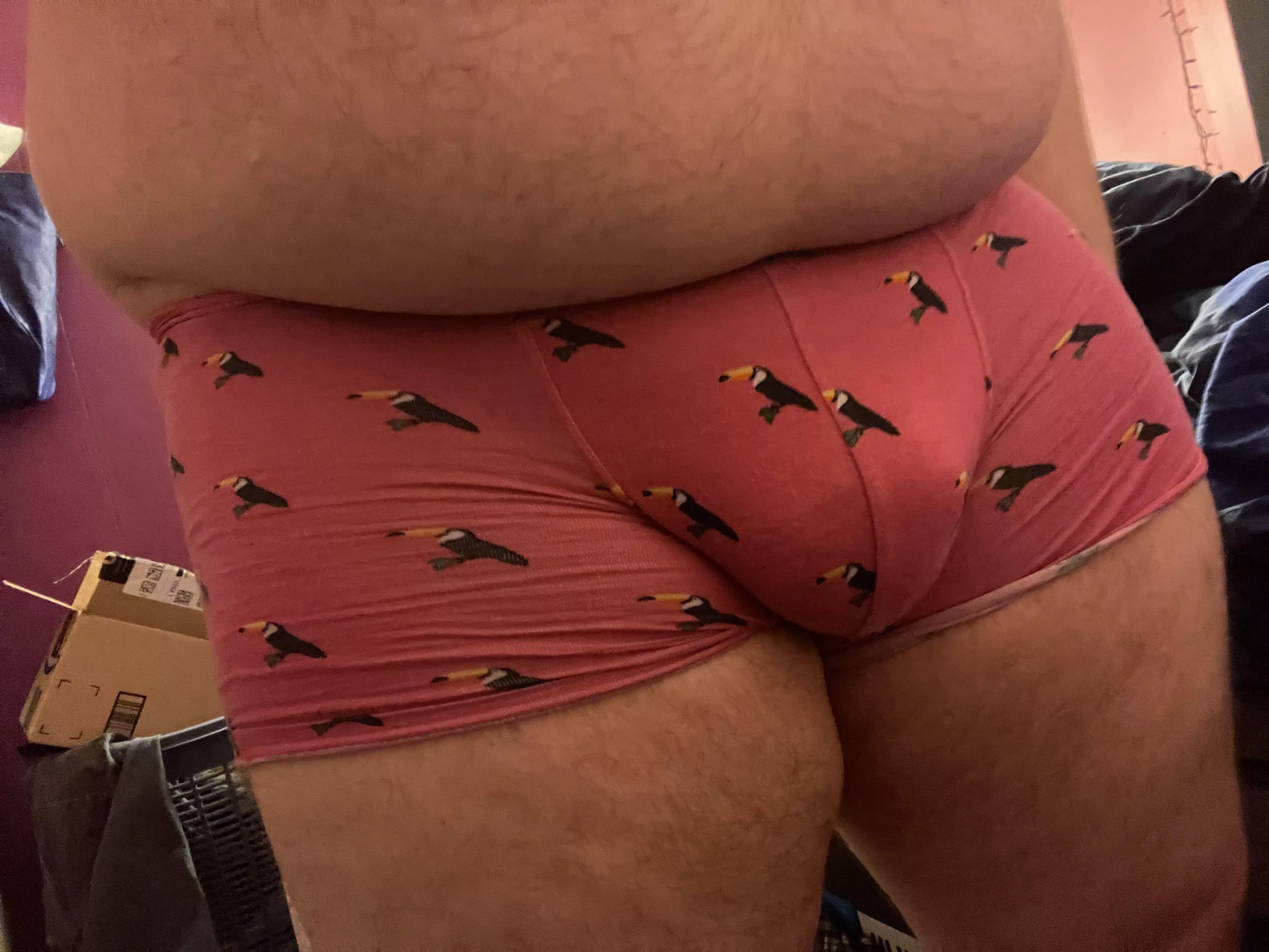 These undies are a little small on me but they make my bulge look amazing posted by chubsthrow