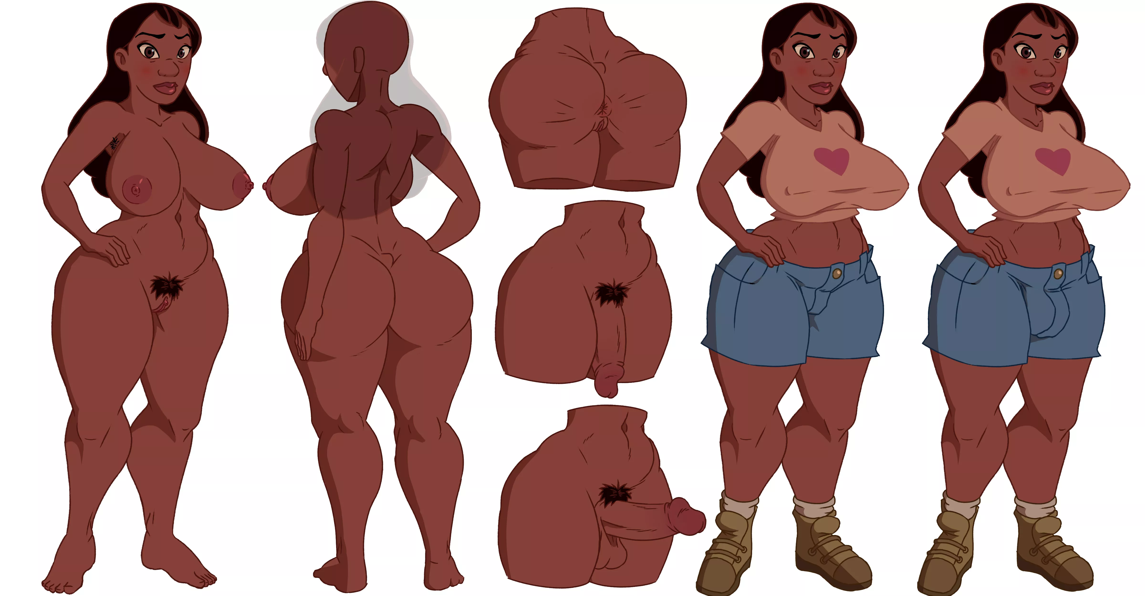 Thicc Nani character sheet+futa (Chris Bryer) posted by KingVego