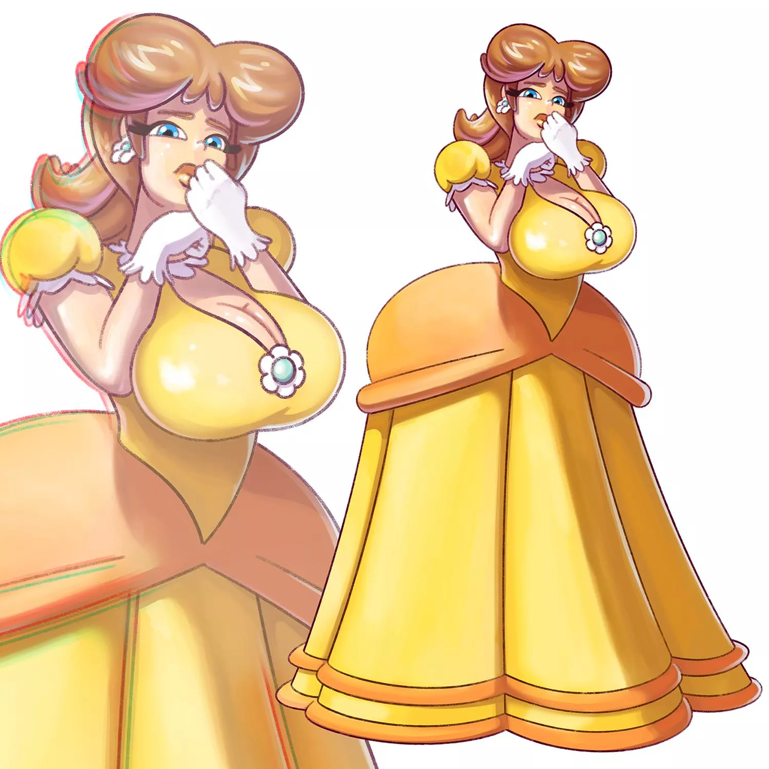 Thicc Princess Daisy. posted by MoreBumblebee0