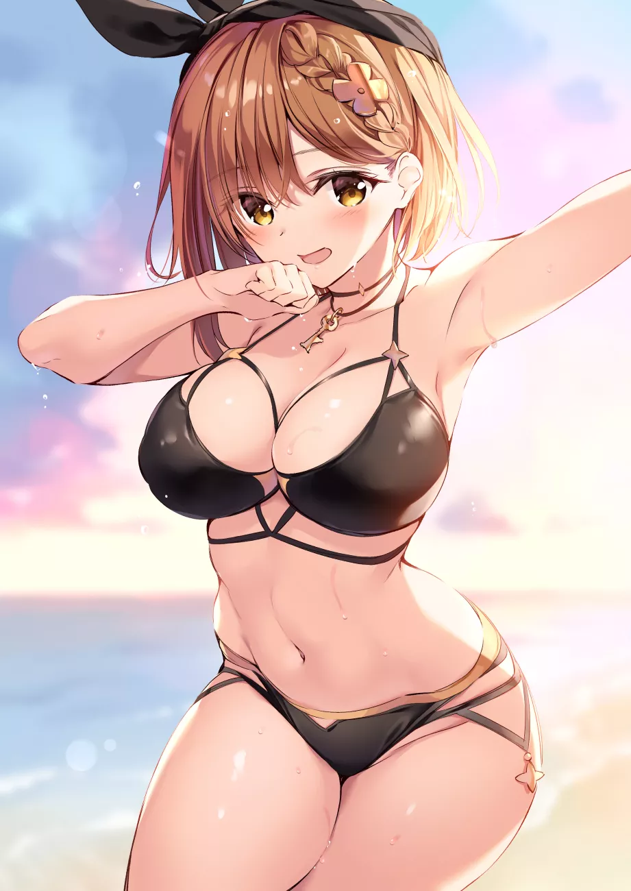 Thicc Ryza in bikini posted by konosubaa002