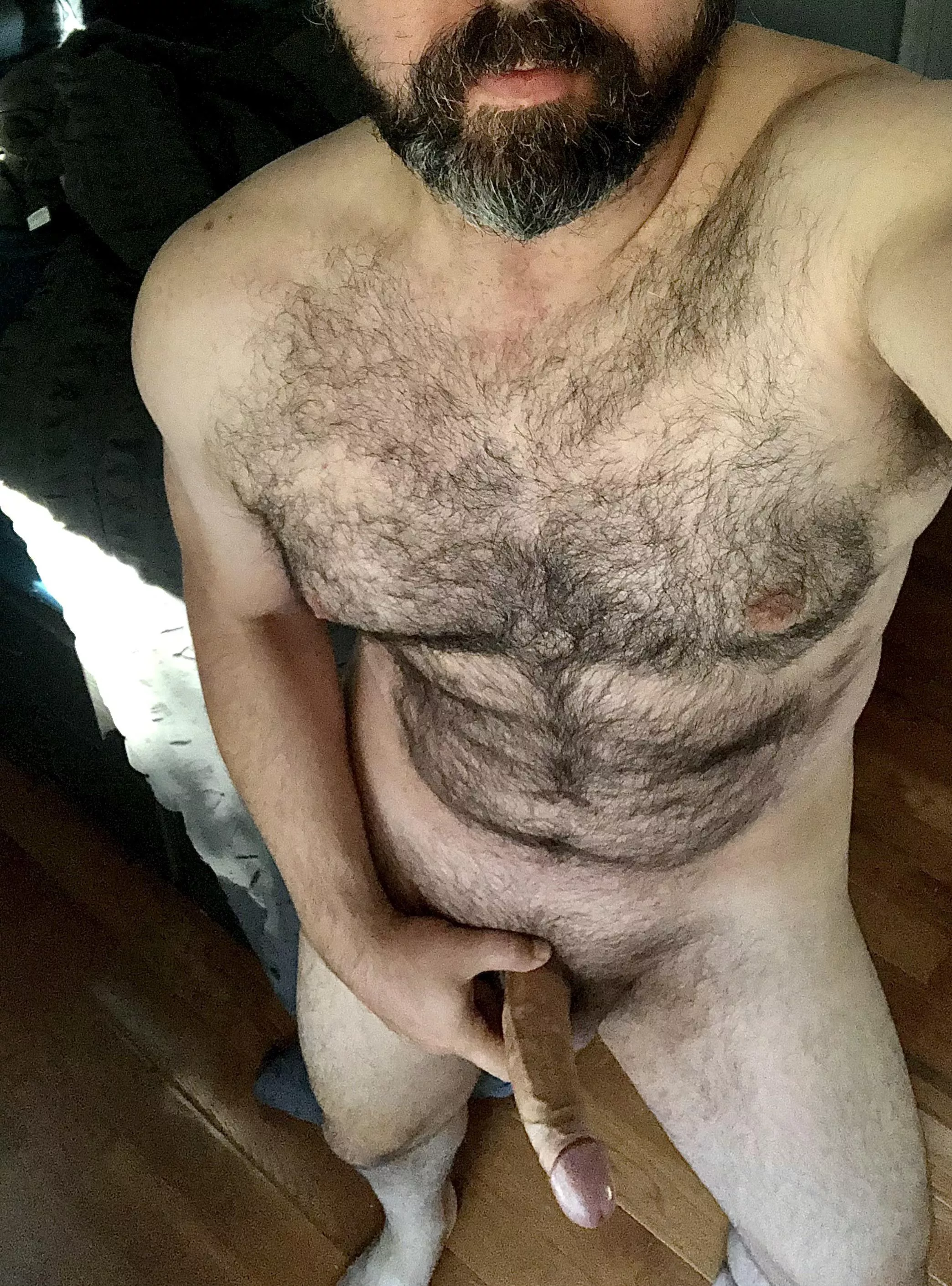 Thick and furry, beard and boner, let’s have fun in bed, and become dual moaners. posted by OGNintendad