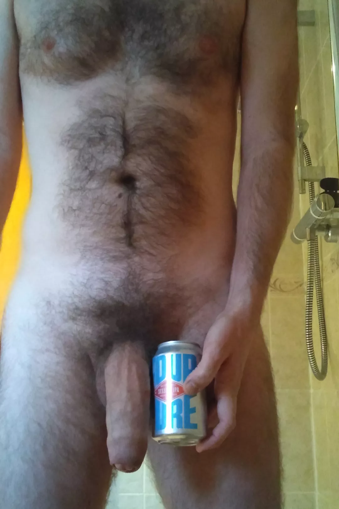 Thick as a beer can, and not hard... posted by Wellhunguk