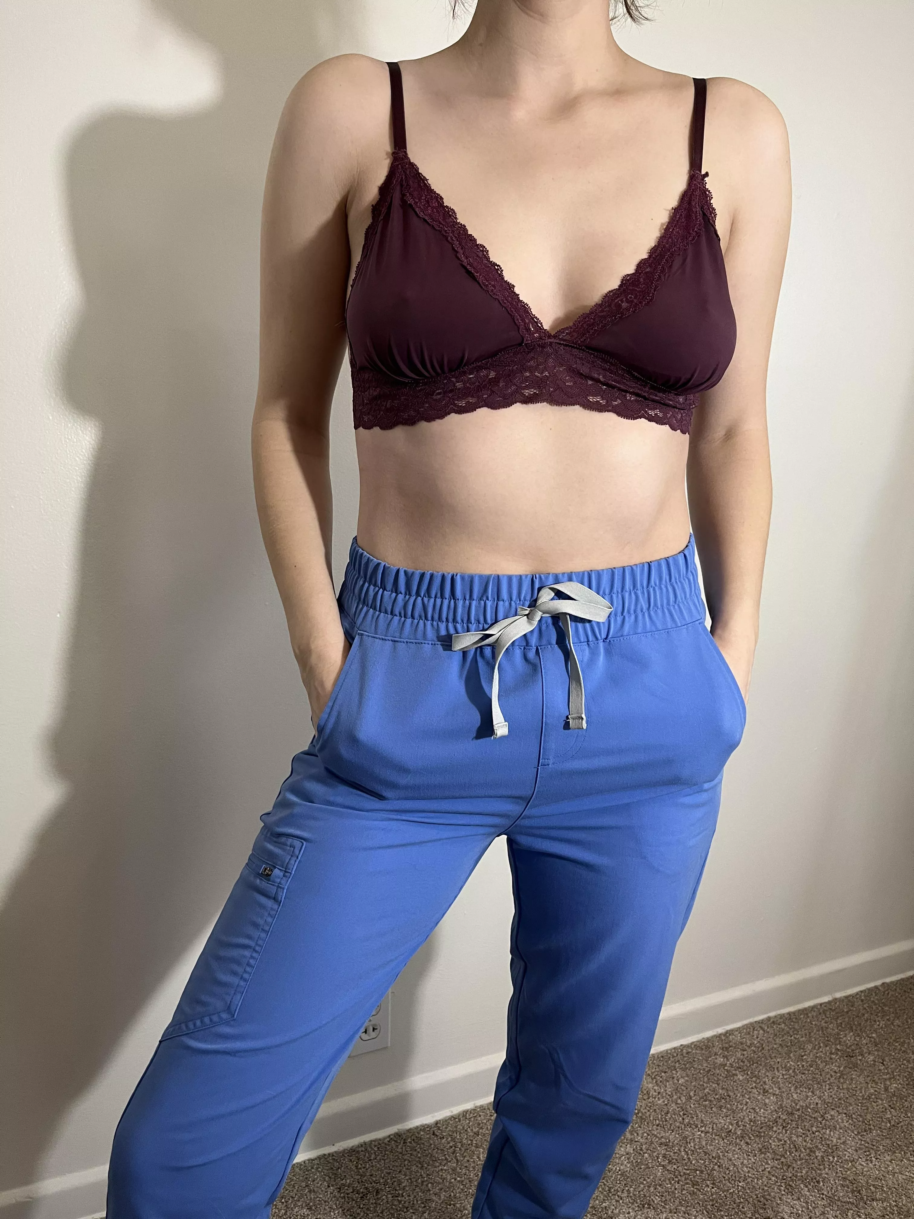 Thin bra in a cold hospital—should keep things lively posted by NSWFmedstudent