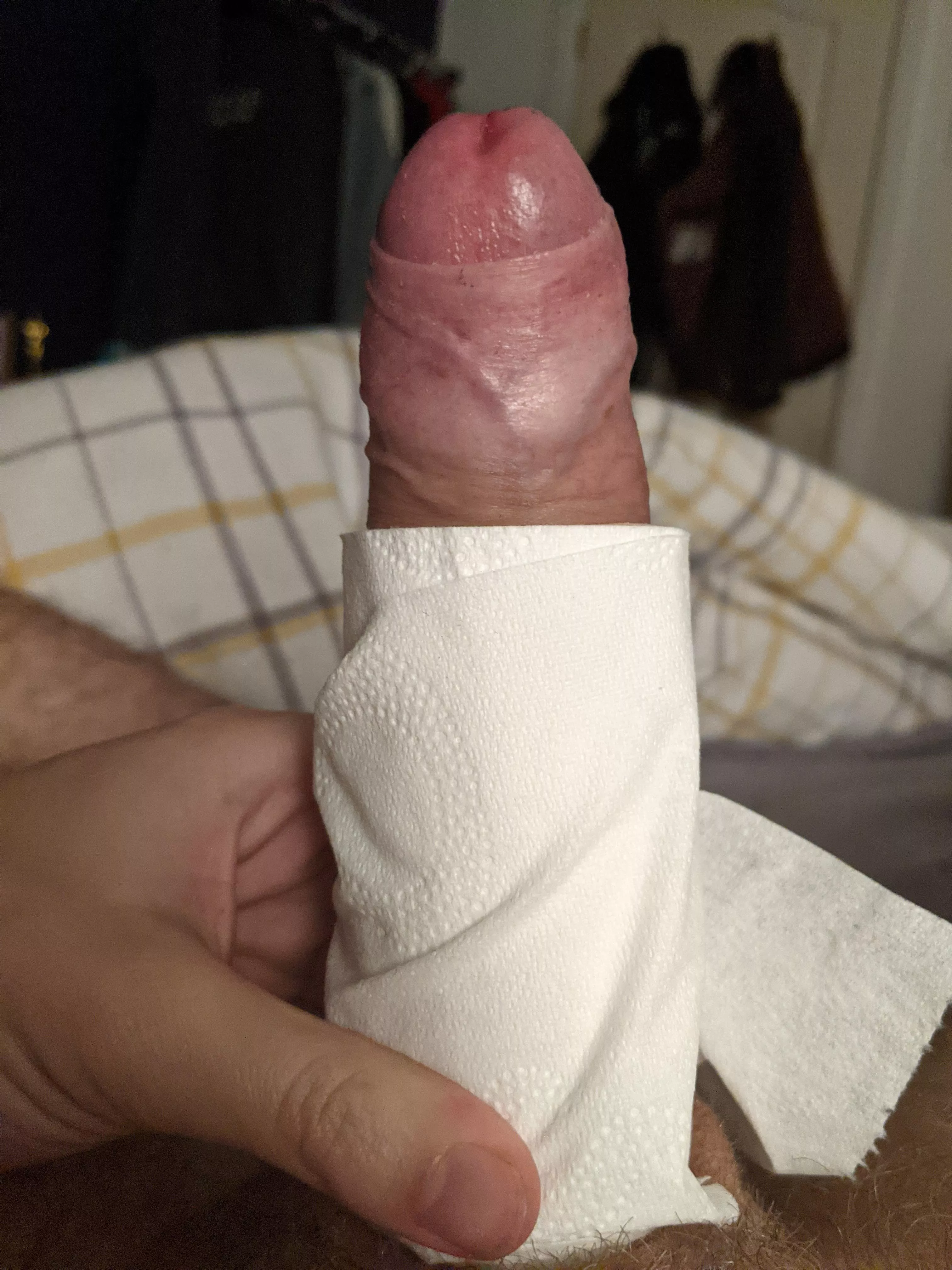 Think I win the toilet roll challenge posted by hungandhorny57