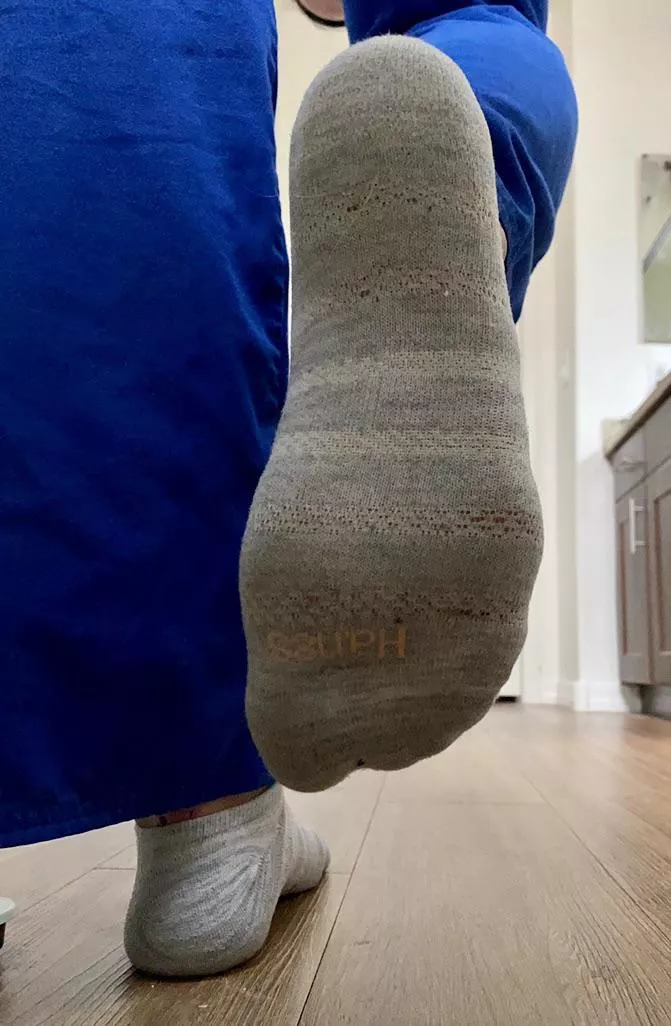 Think you can handle these sweaty socks?😈 posted by Realistic-Olive-9974